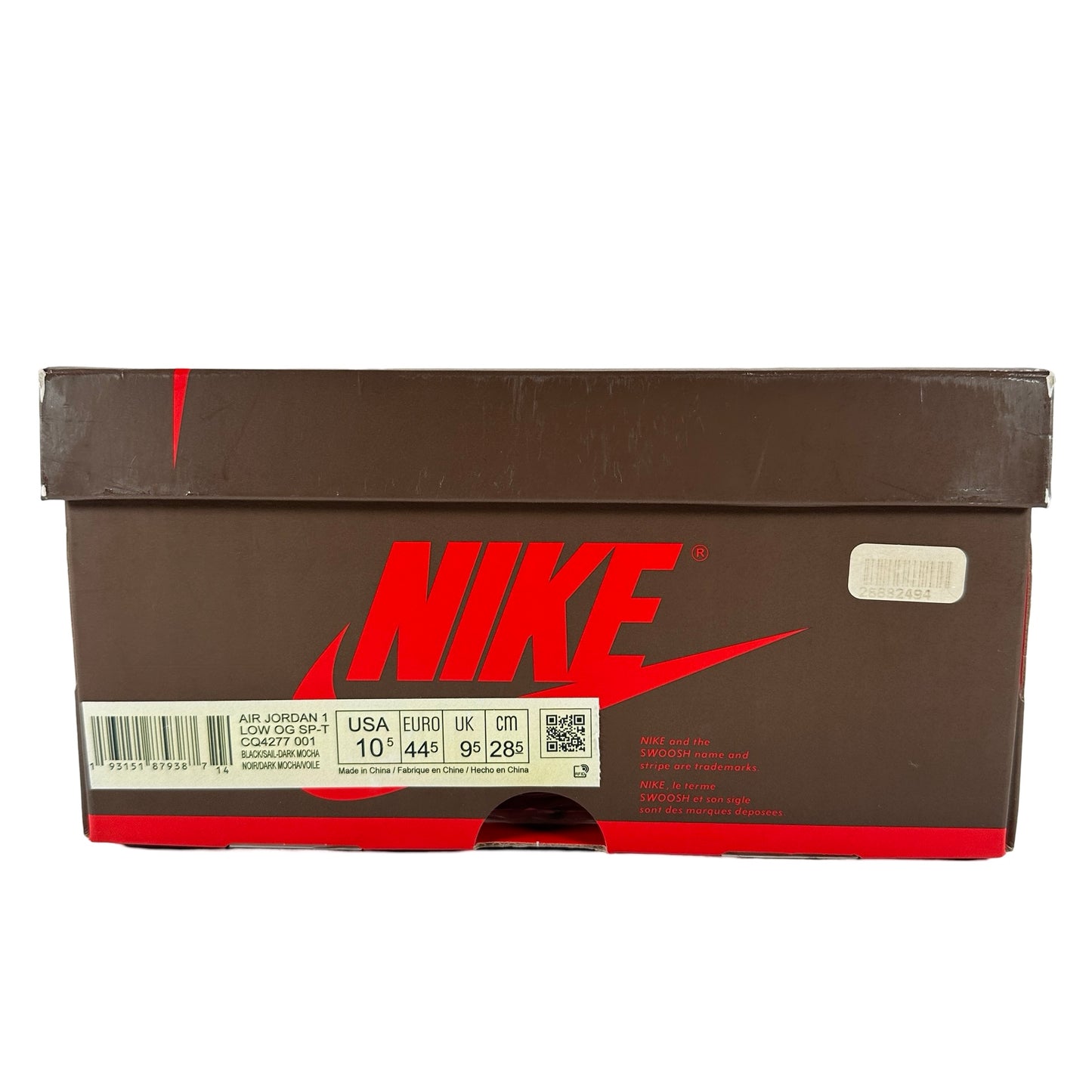 CQ4277 001 Jordan 1 Low Travis Scott Mocha [USED] - 10.5 M (Used)