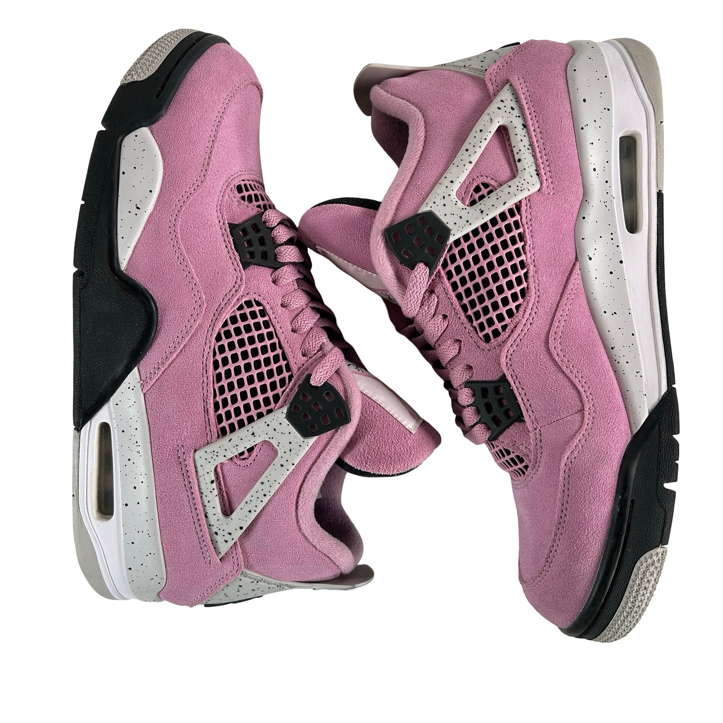 AQ9129 501 Jordan 4 Retro Orchid (Women's) [USED] - 10.5 W (Used)