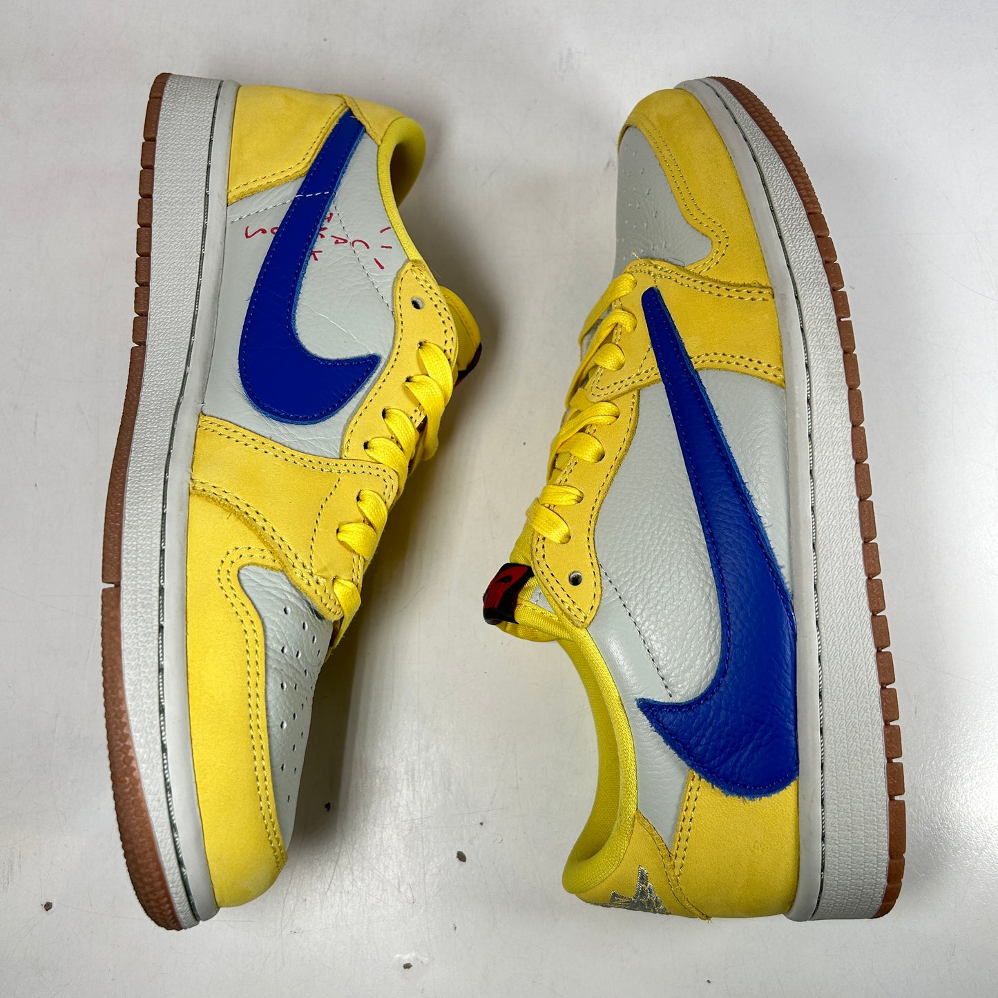 DZ4137 700 Jordan 1 Retro Low OG SP Travis Scott Canary (Women's) [USED] - 9.5 W (Used2)