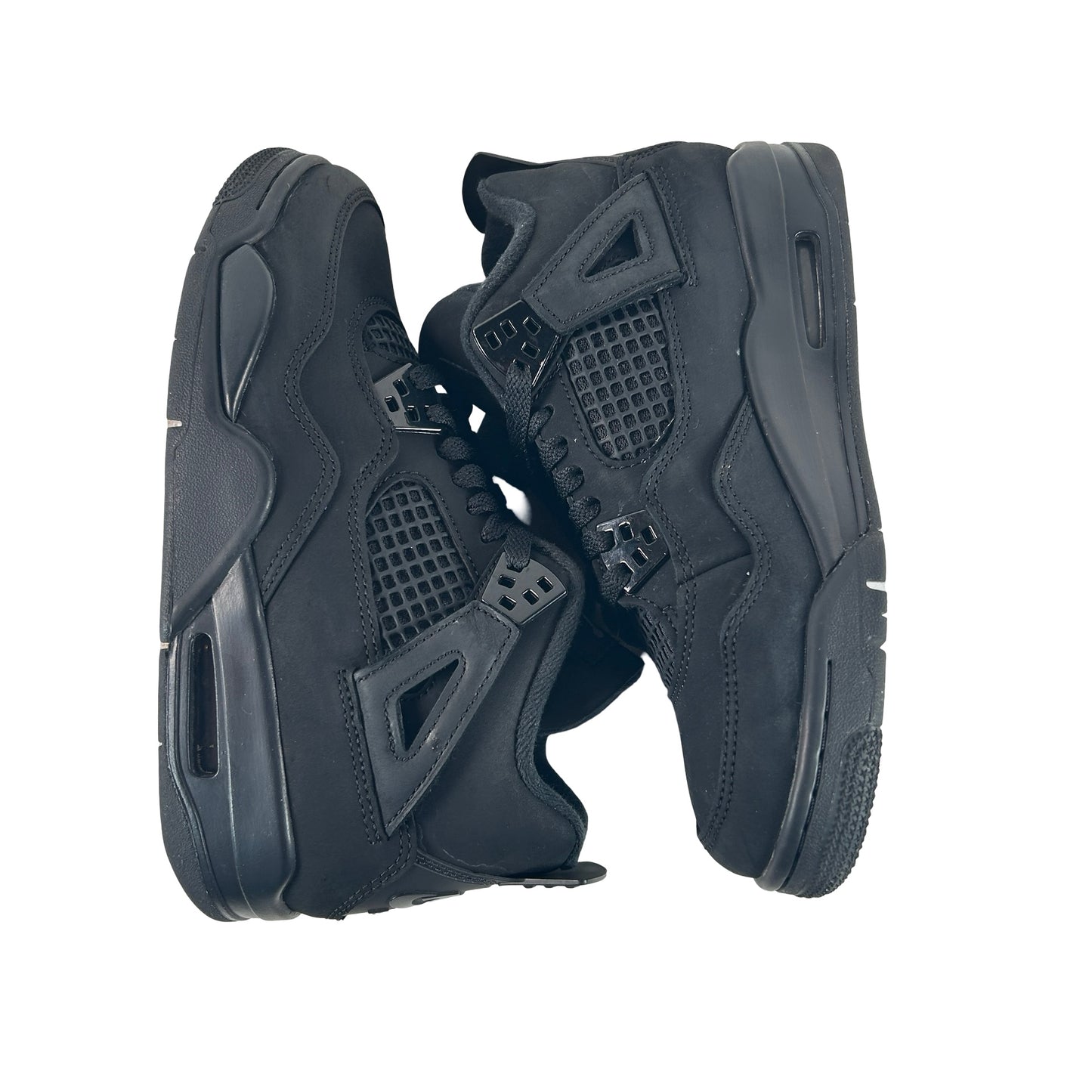 IB4171 010 Jordan 4 Retro Black Cat (2025) (GS) [USED] - 5.5 M (Used) (No Box)