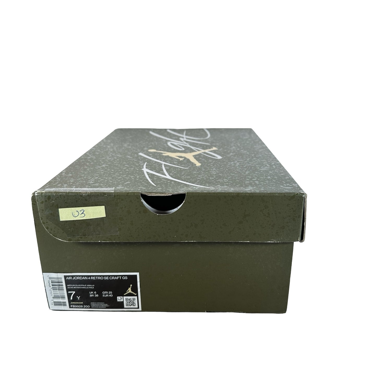 FB9928 200 Jordan 4 Retro SE Craft Oliva medio (GS)