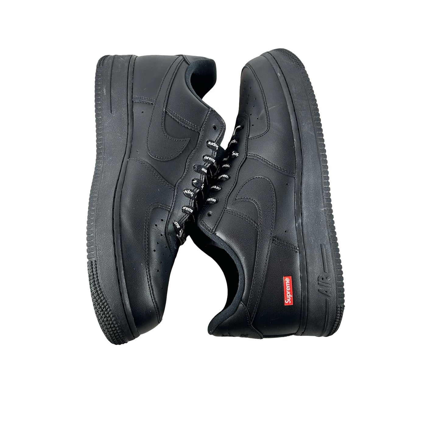 CU9225 001 Air Force 1 Low Supreme Black [USED] - 11 M (Used) (No Box)