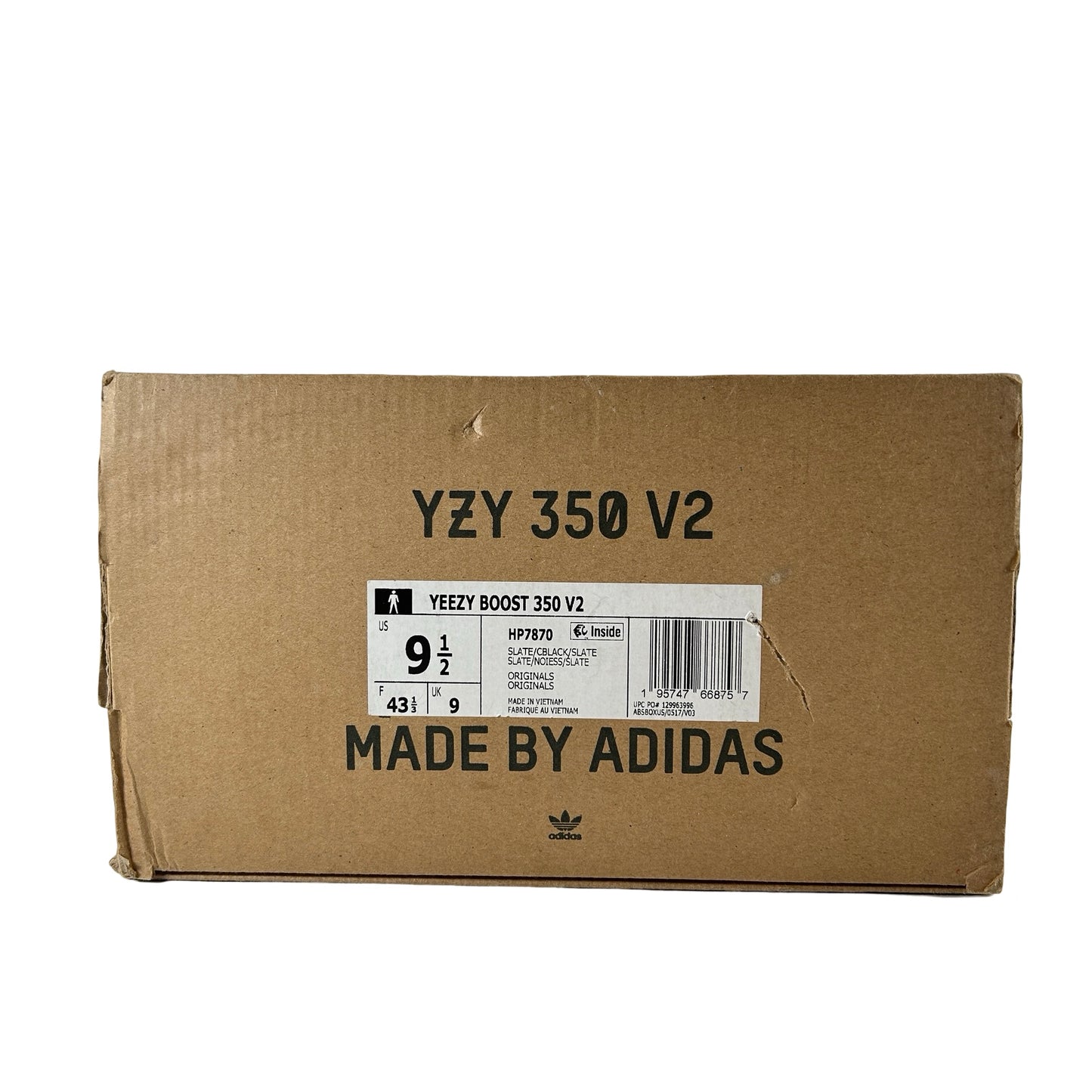 HP7870 adidas Yeezy Boost 350 V2 Slate [USED] - 9.5 M (Used)