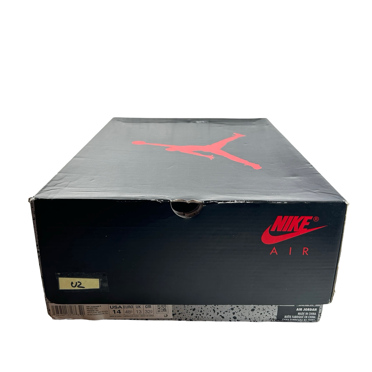 HQ7978 101 Jordan 5 Retro Fire Red Black Tongue (2025) [USED] - 14 M (Used2)