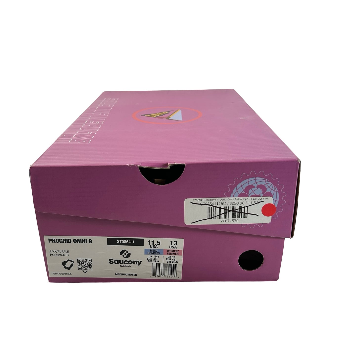 S708641 Saucony ProGrid Omni 9 Jae Tips To Do List Pink [USED] - 11.5 M (Used)