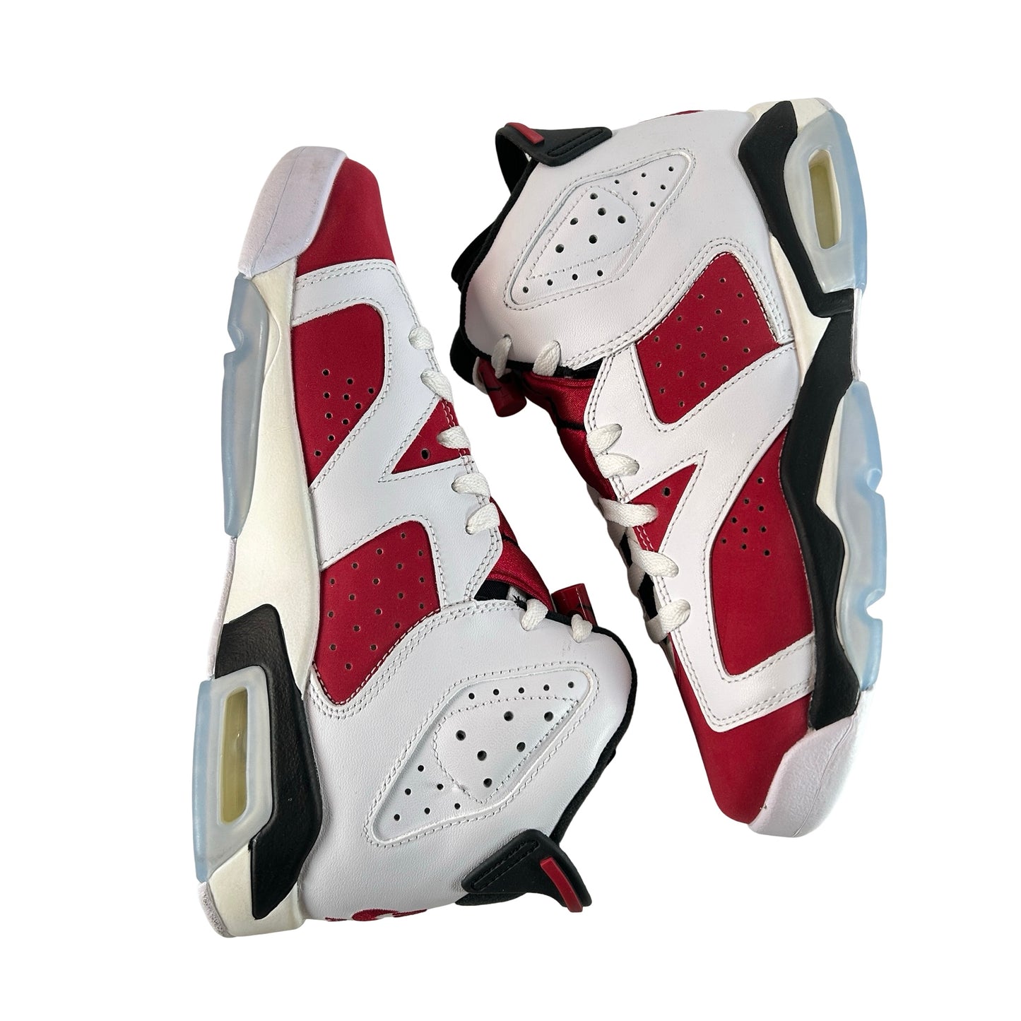 384665 106 Jordan 6 Retro Carmine (2021) (GS) [CONDITIONAL] - 6 Y [YELLOWING MIDSOLE]