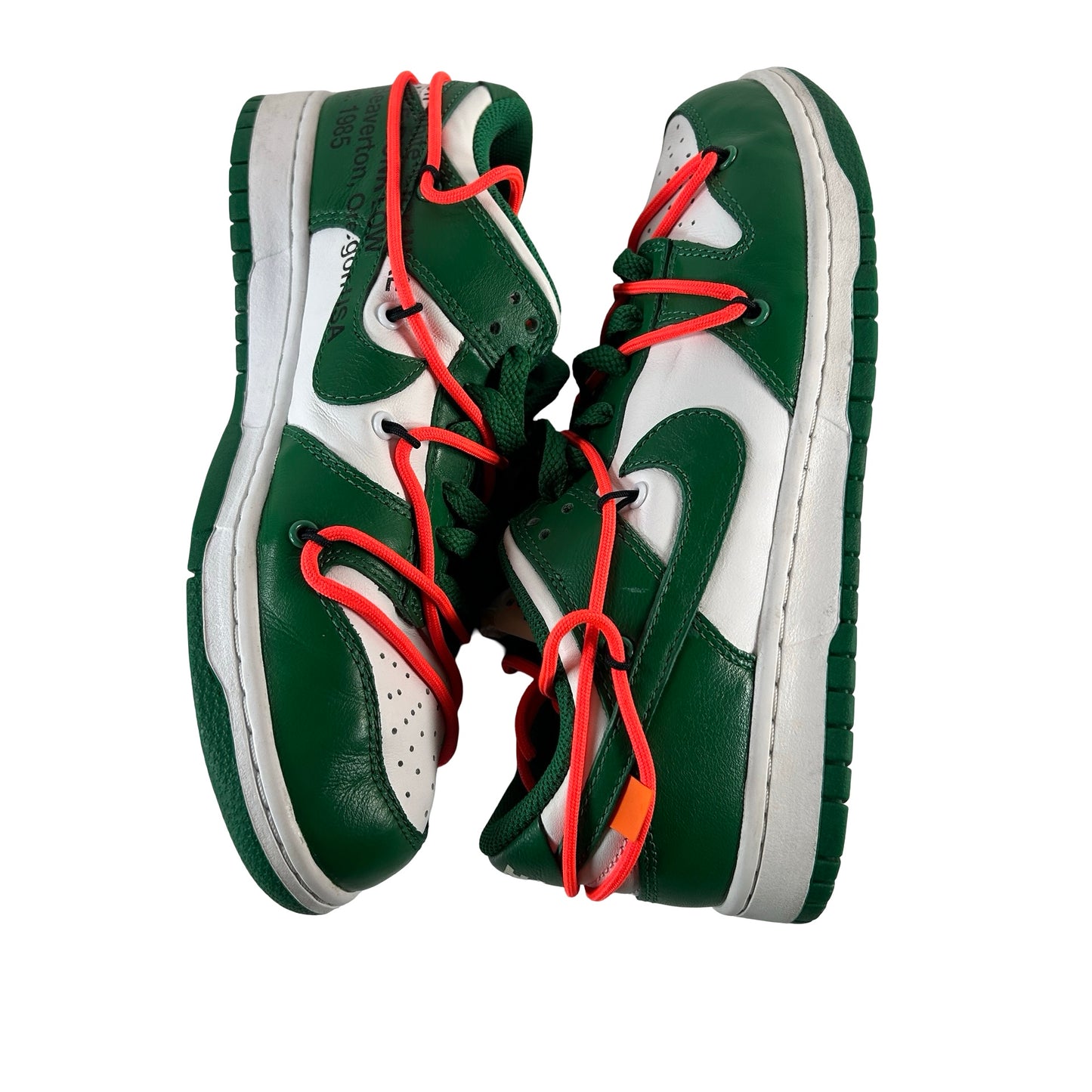 CT0856 100 Nike Dunk Low Blanco roto Verde