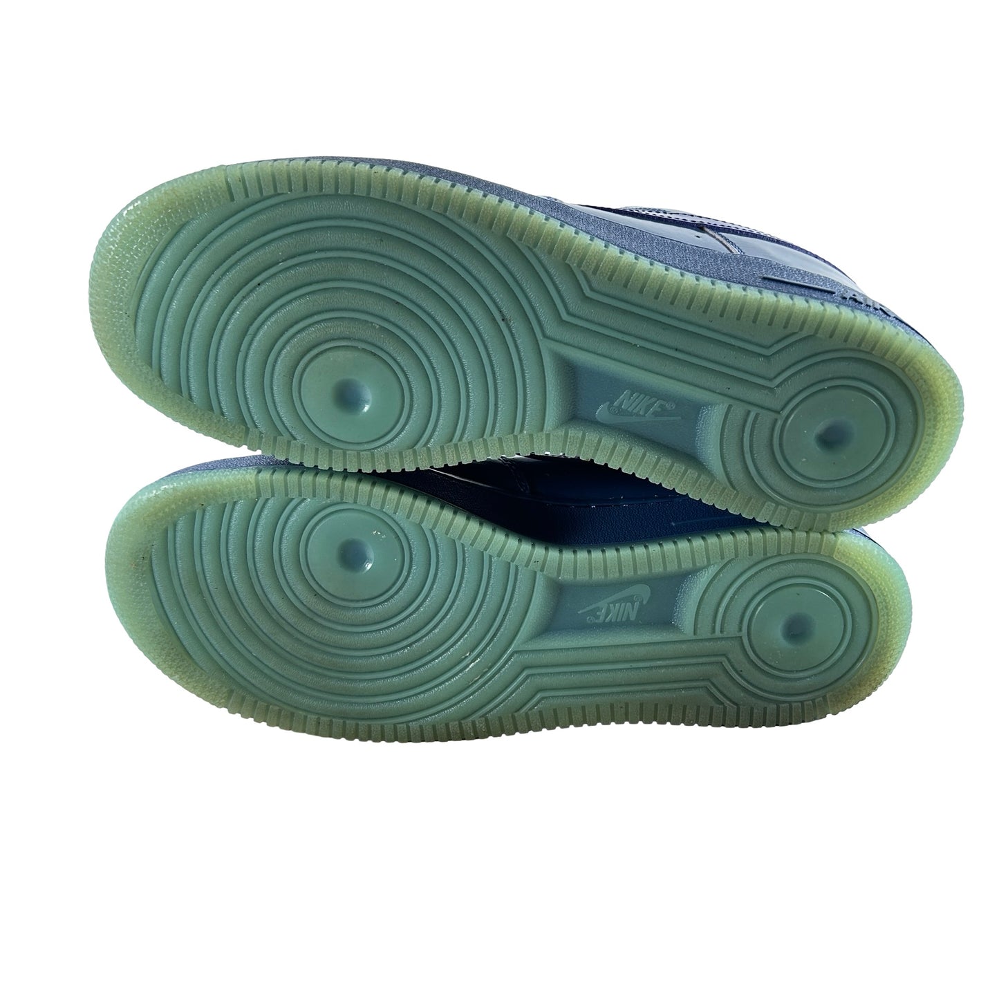 IO4489 400 Nike Air Force 1 Low Patent Leather Mystic Navy Grape Ice [USED] - 11.5 M (Used)