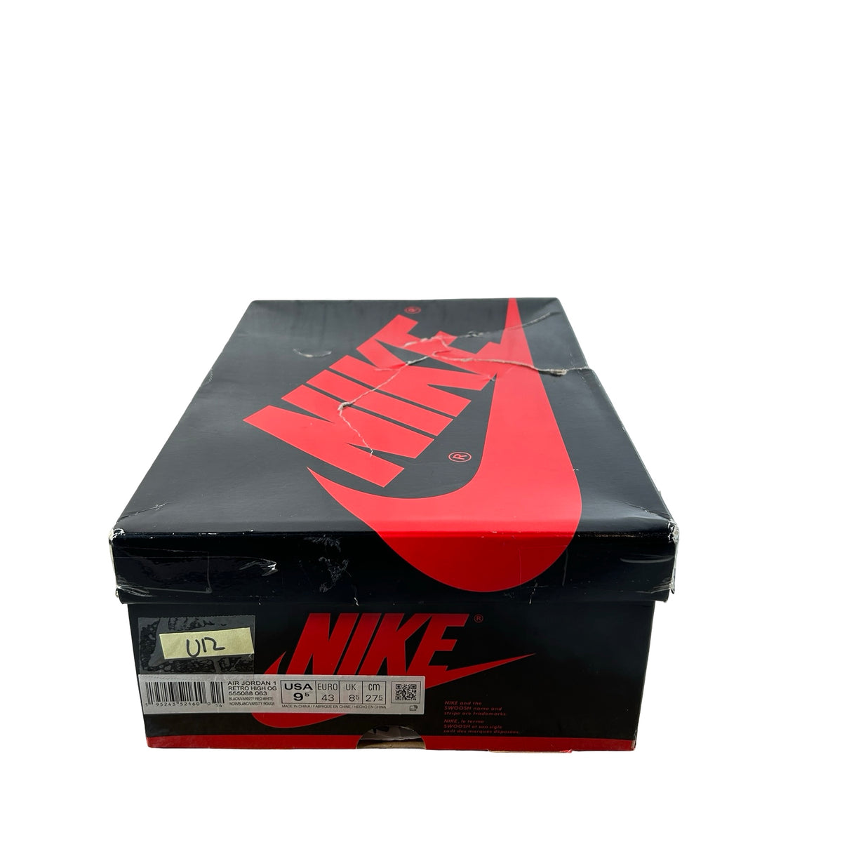 555088 063 Jordan 1 Retro High OG Patent Bred [USED] - 9.5 M (Used12)