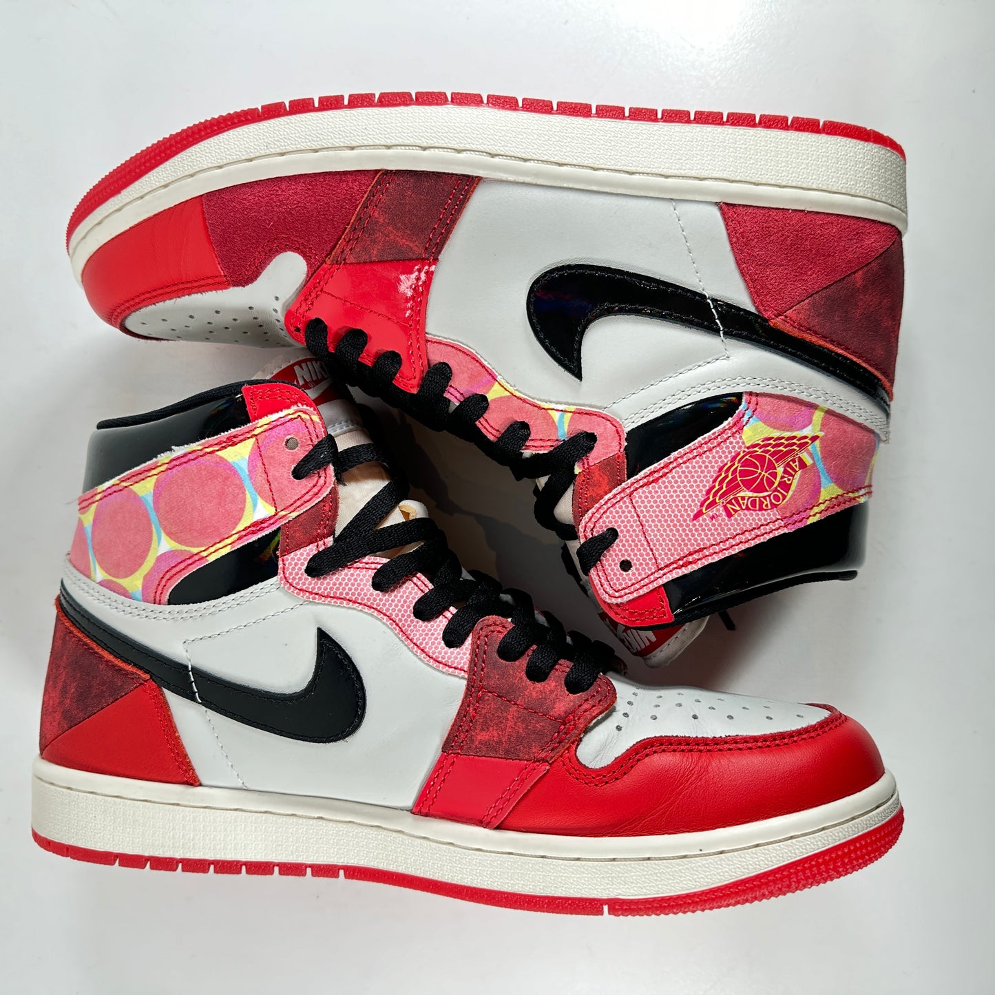 DV1748 601 Jordan 1 Hi Spider-Man Across the Spider-Verse [USED] - 9.5 M (Used)