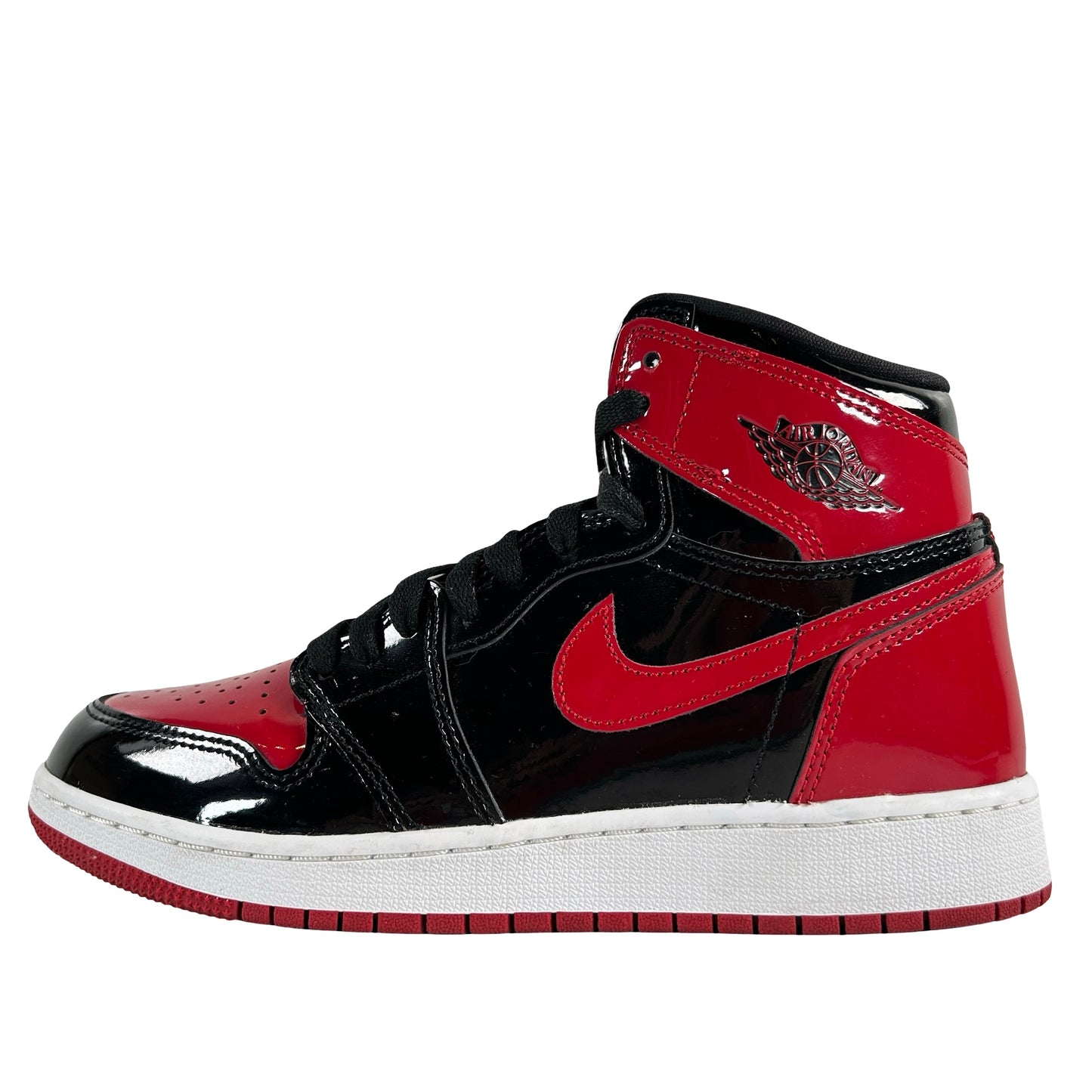 575441 063 Jordan 1 Retro High OG Patent Bred (GS) [USED] - 5 Y (Used4)