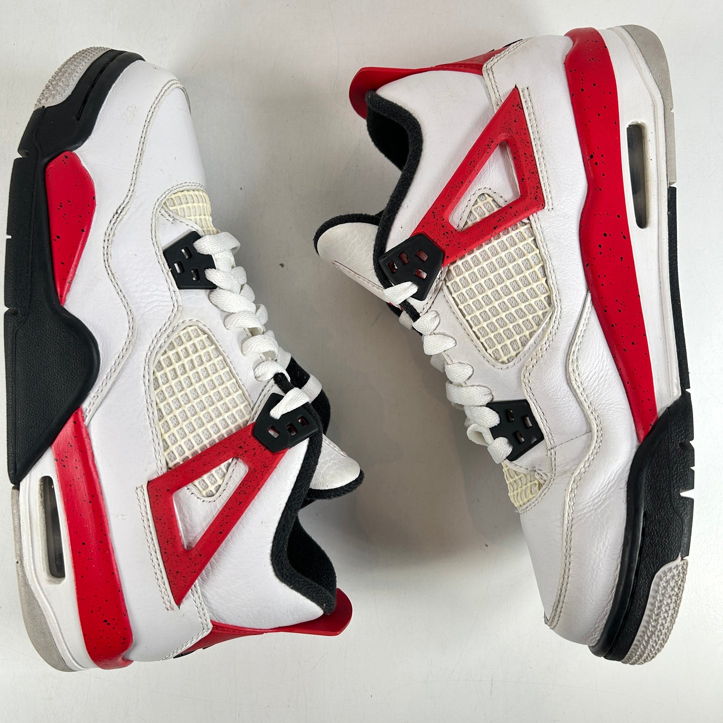 408452 161 Jordan 4 Retro Red Cement (GS) [USED] - 7 Y (Used) (No Box)