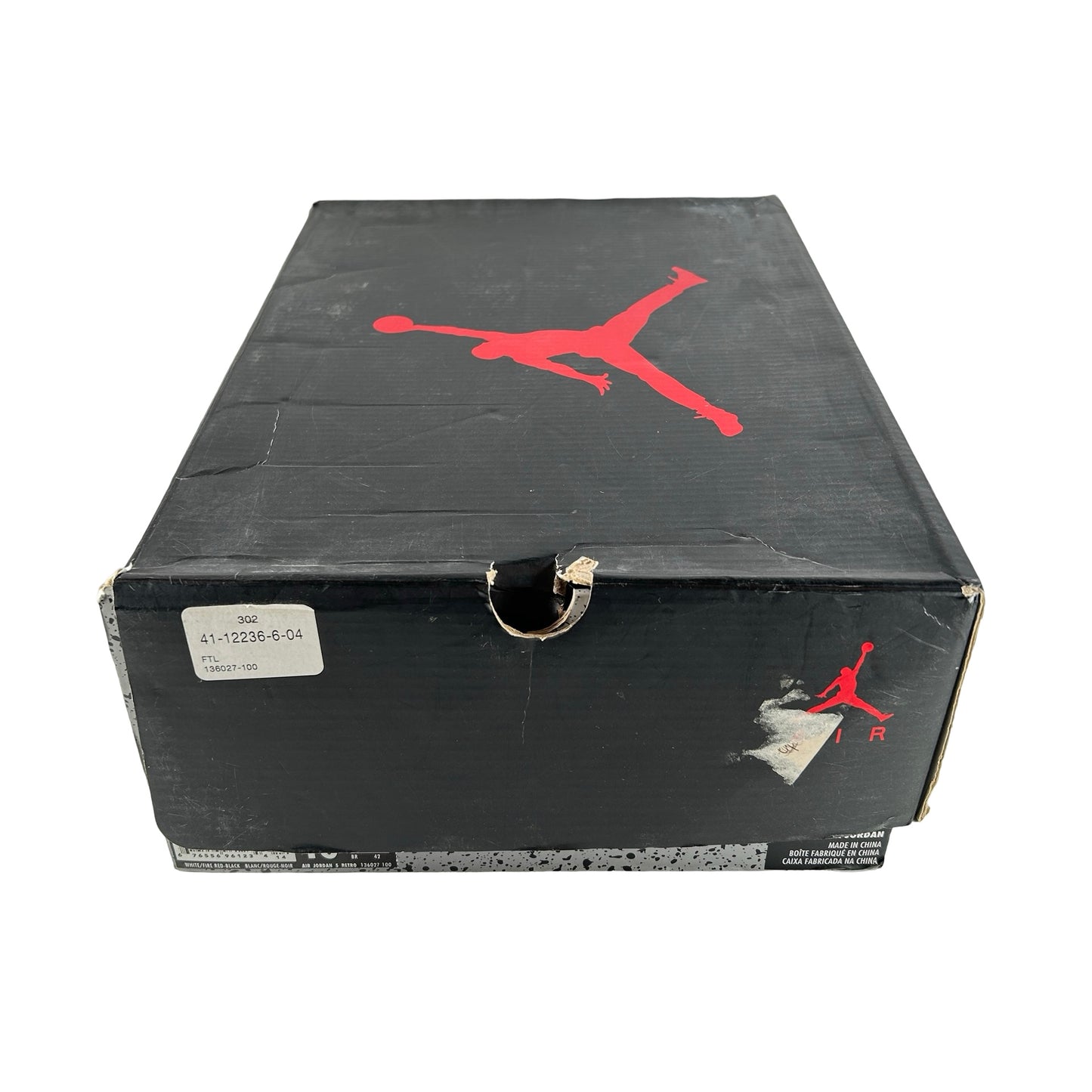 136027 100 Jordan 5 Retro Fire Red (2013) [USED] - 10 (Used)