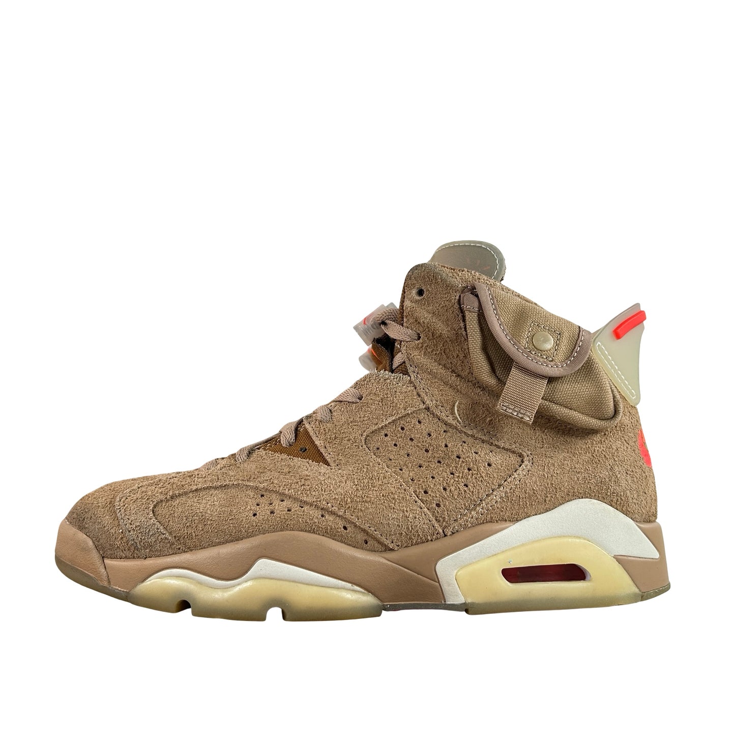 DH0690 200 Jordan 6 Retro Travis Scott British Khaki [USED] - 7.5 M (Used)