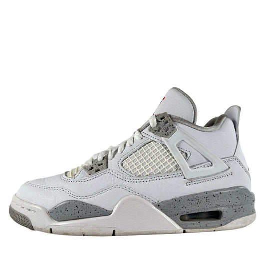 DJ4699 100 Jordan 4 Retro White Oreo (2021) (GS) [USED] - 4.5 Y (Used) (Replace Box)