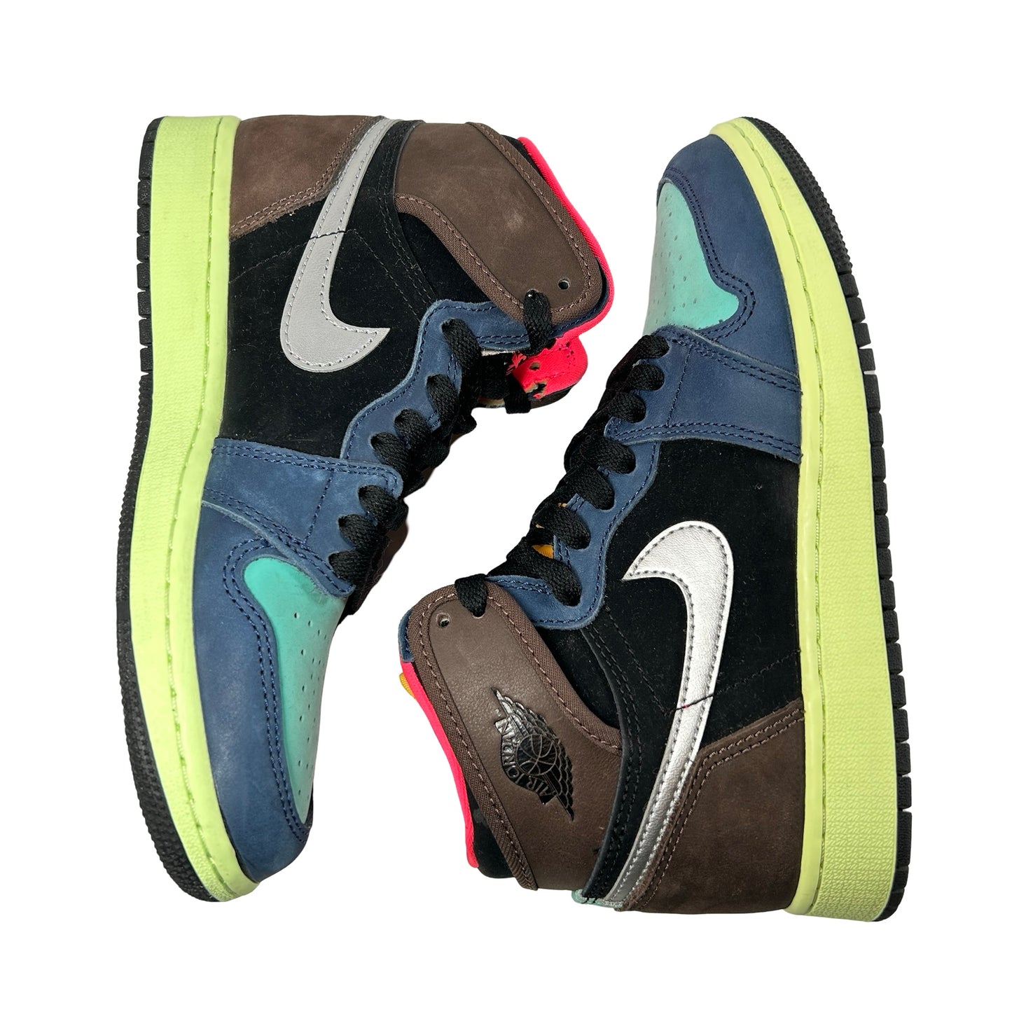 575441 201 Jordan 1 Retro High Tokyo Bio Hack (GS) [USED] - 4 Y (Used) (No Box)