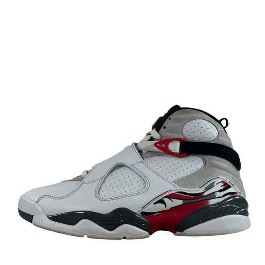 305381 100 Jordan 8 Retro White True Red (2025) [USED] - 9 M (Used3)