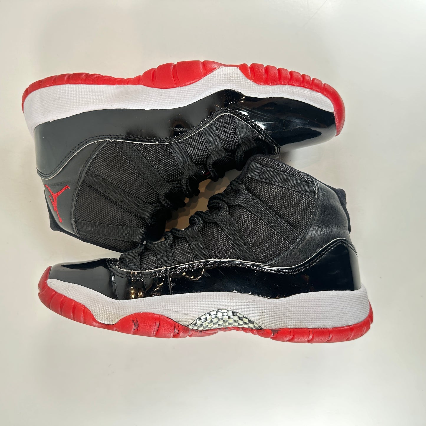 378038 061 Jordan 11 Retro Playoffs Bred (2019) (GS) [USED] - 5 Y (Used) (No Box)