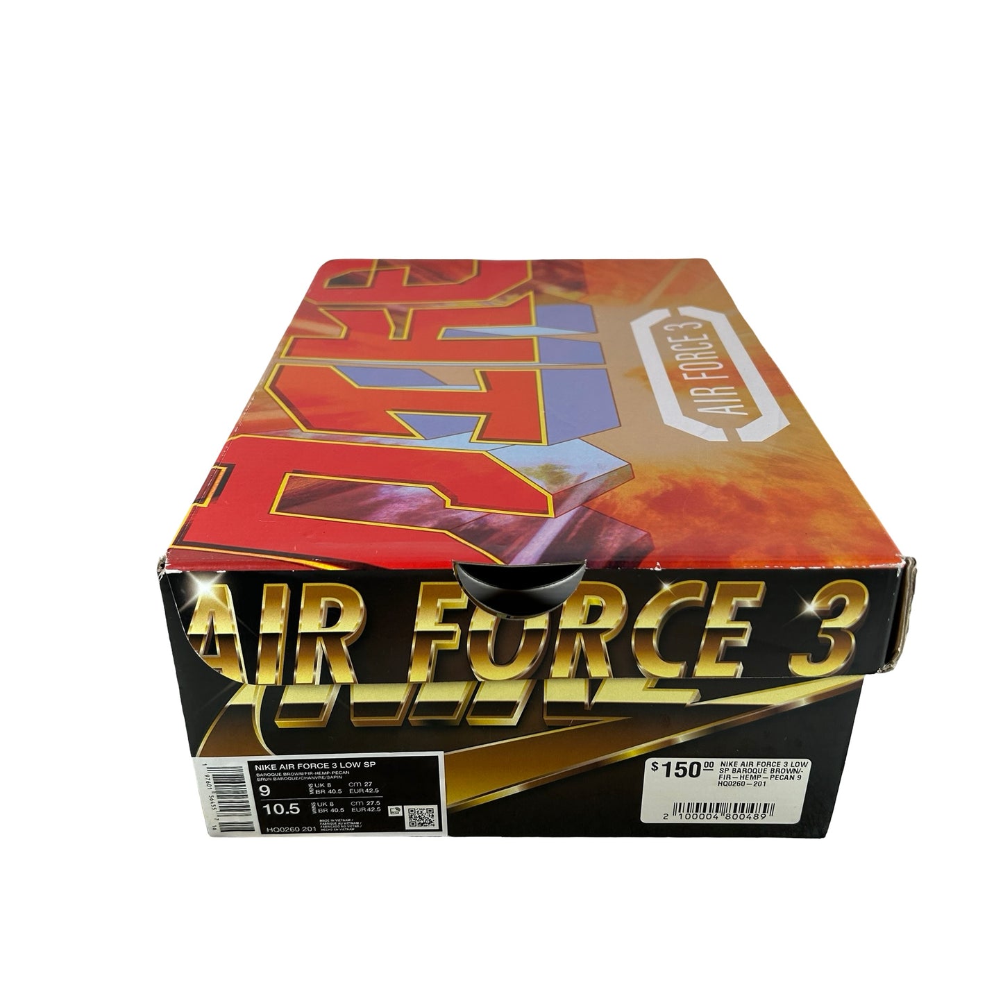 HQ0260 201 Nike Air Force 3 Low SP Nigo Baroque Brown [USED] - 9 M (Used)