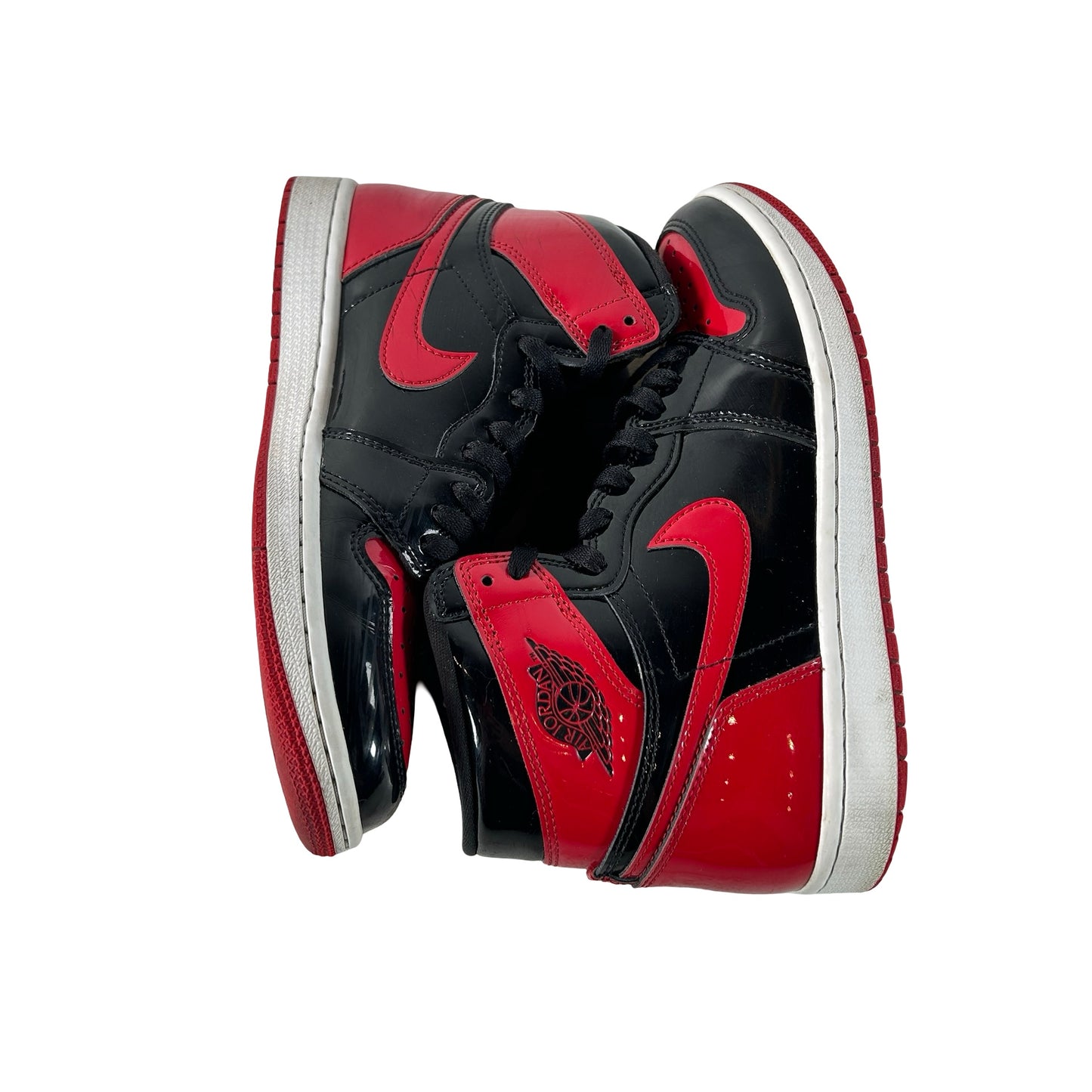 555088 063 Jordan 1 Retro High OG Patent Bred [USED] - 8 M (Used4)