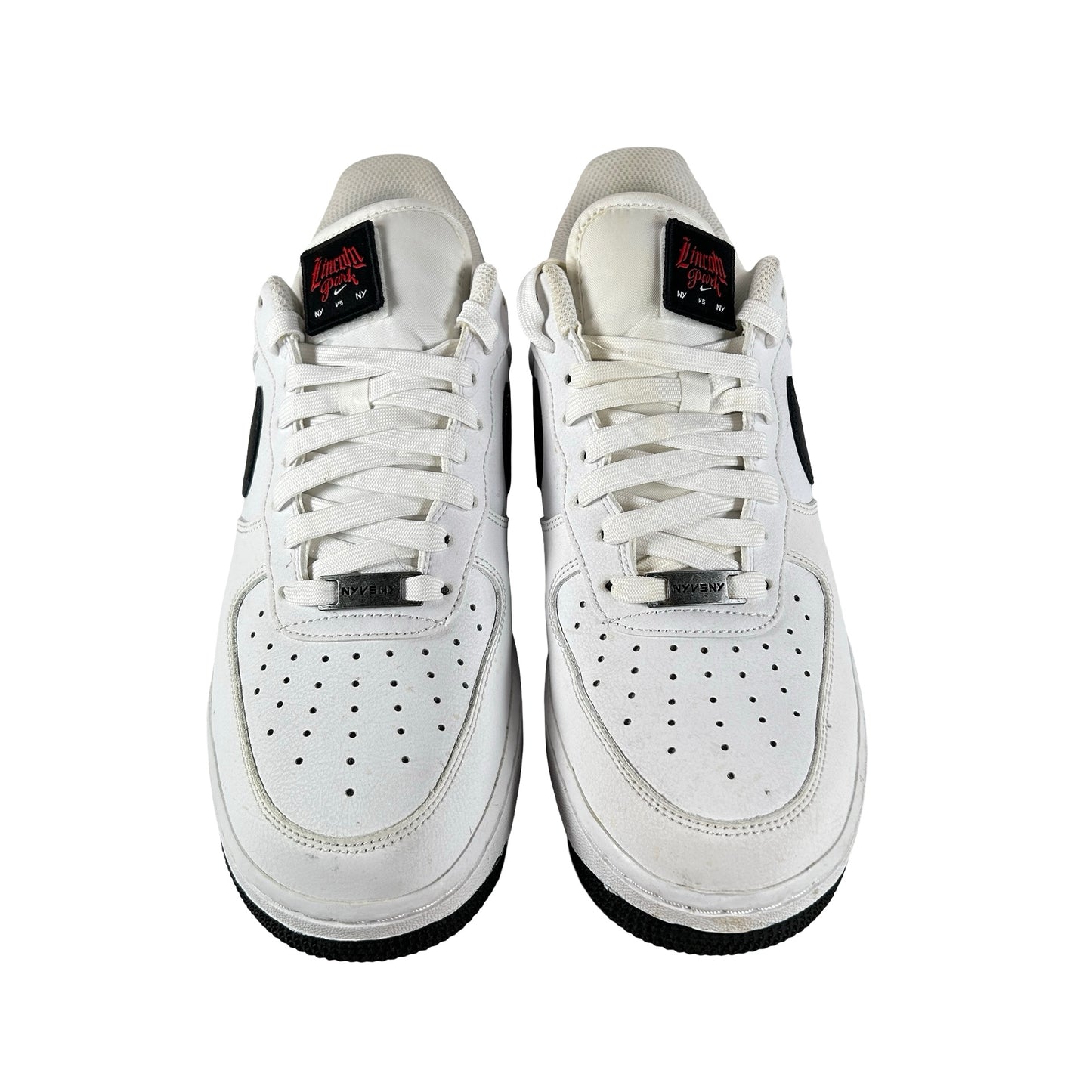 CW7297 100 Nike Air Force 1 Low NY vs. NY White Black (2020) [USED] - 9 M (Used)
