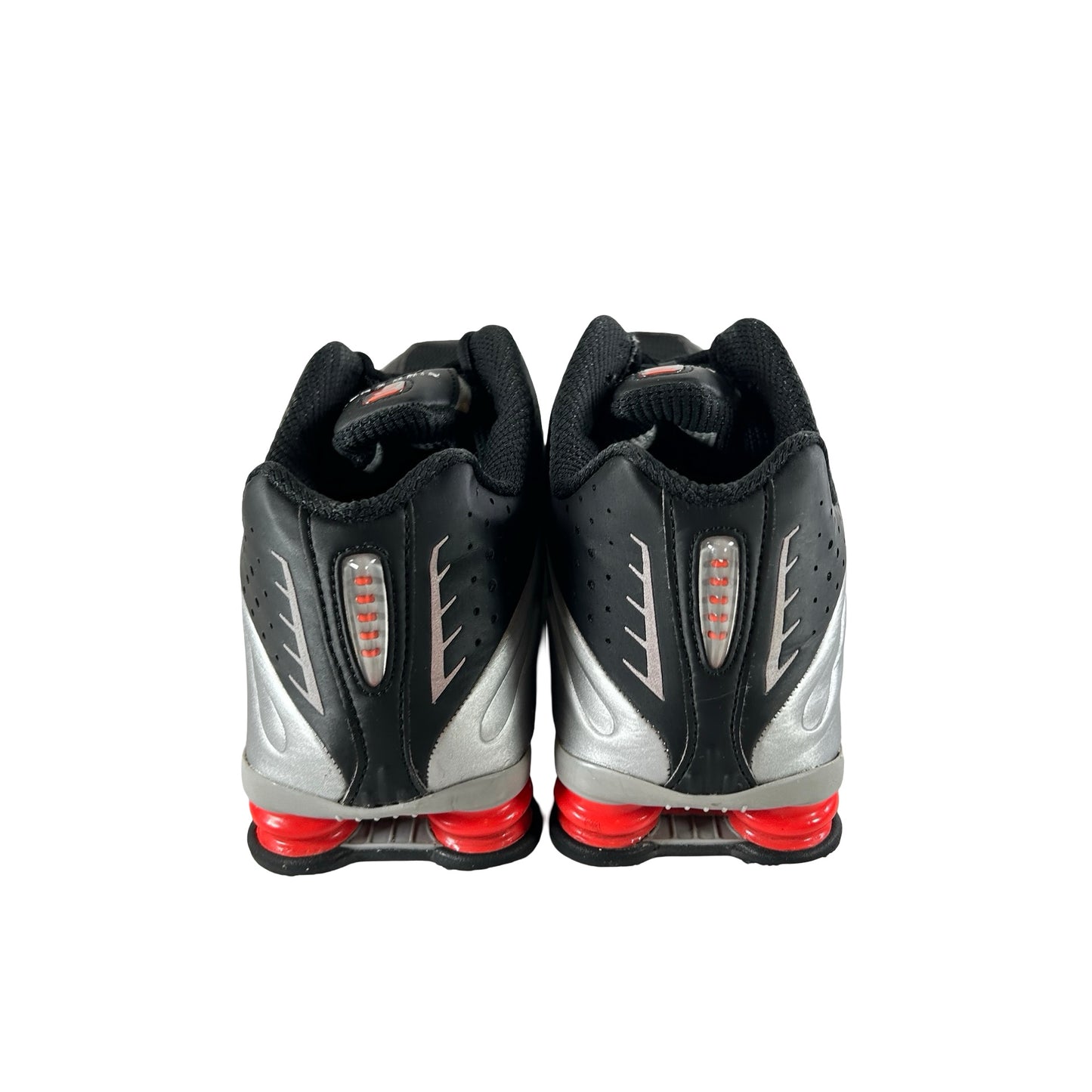 HQ1988 002 Nike Shox R4 Black Metallic Silver (2025) [USED] - 10 M (Used) (No Box)