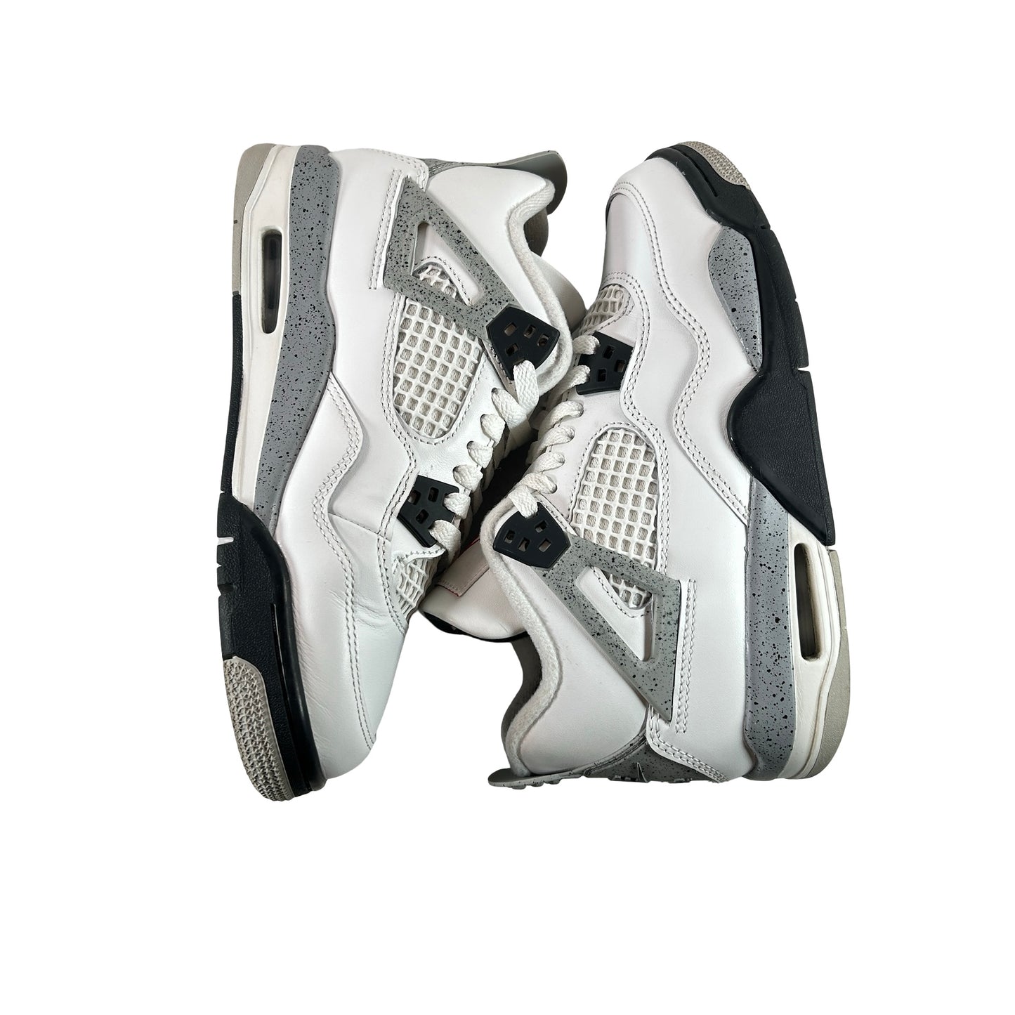 IB4171 100 Jordan 4 Retro White Cement (2025) (GS) [USED] - 5 Y (Used)