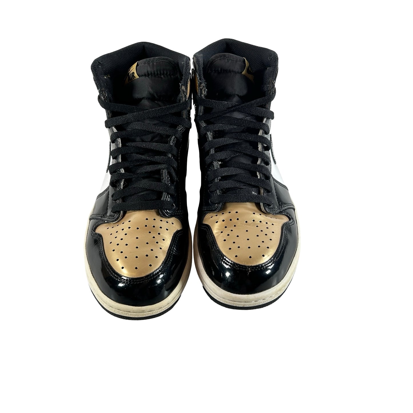 861428 007 Jordan 1 Retro High NRG Patent Gold Toe [USED] - 10 M (Used2) (No Box2)