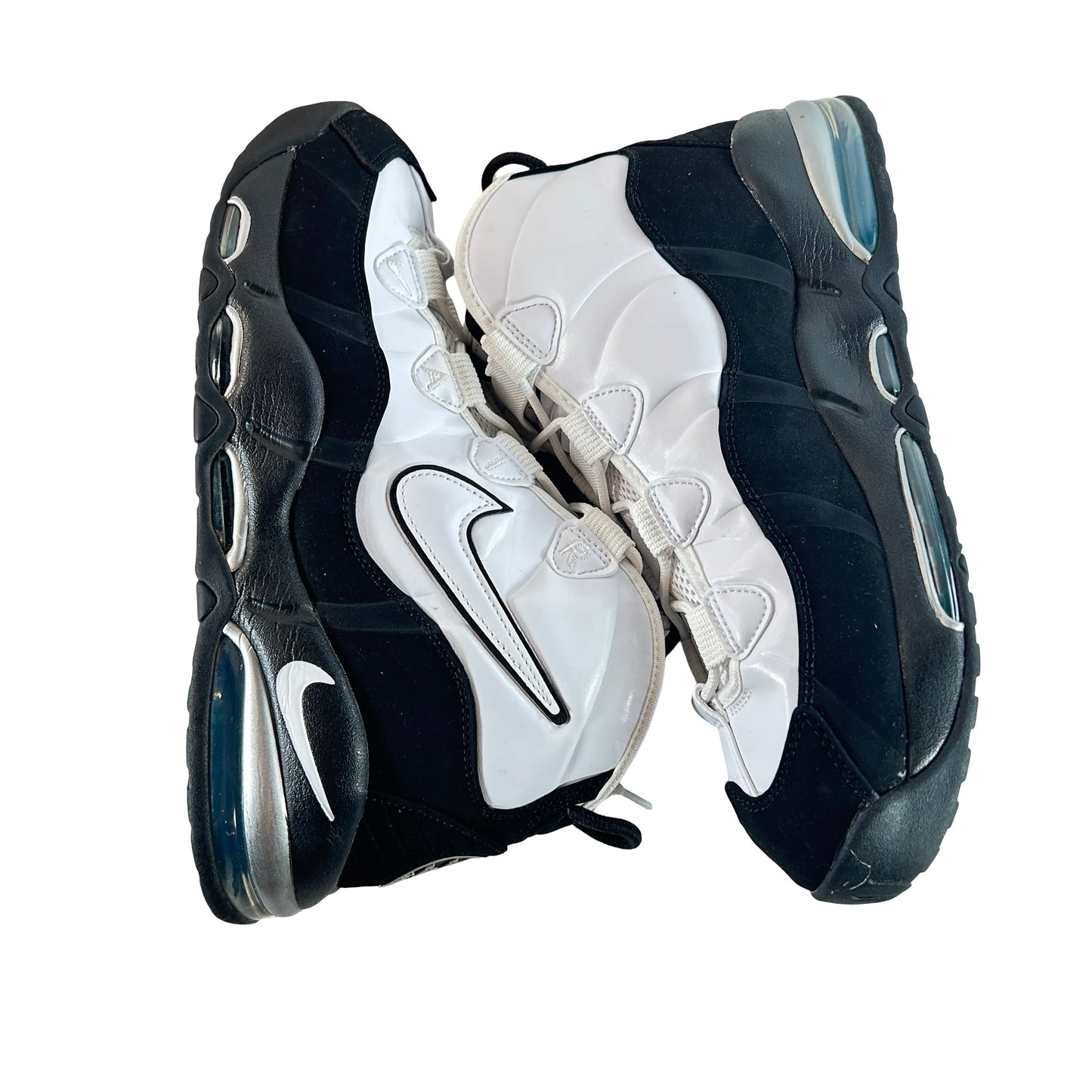 311090 100 Nike Air Max Uptempo 95 White Black Teal [USED] - 11.5 M (Used)