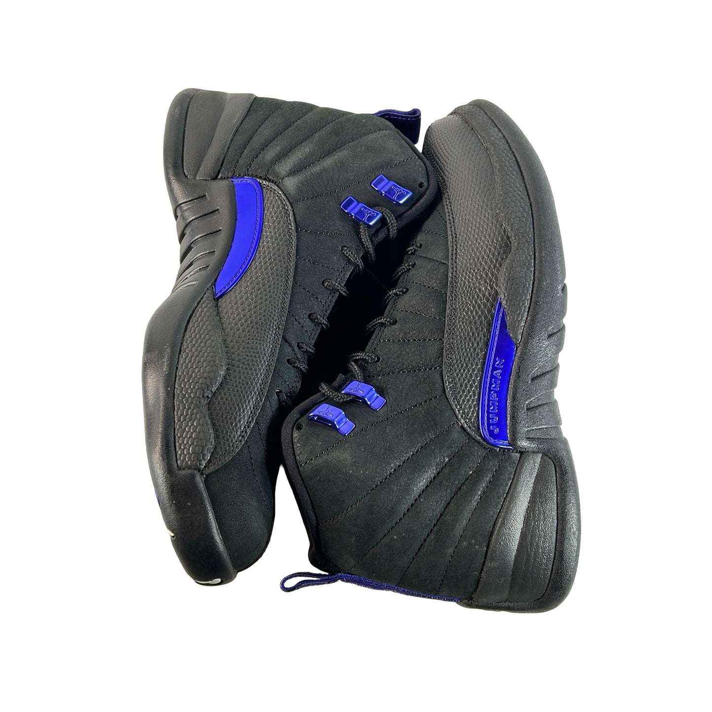 CT8013 005 Jordan 12 Retro Black Dark Concord [USED] - 8 M (Used)
