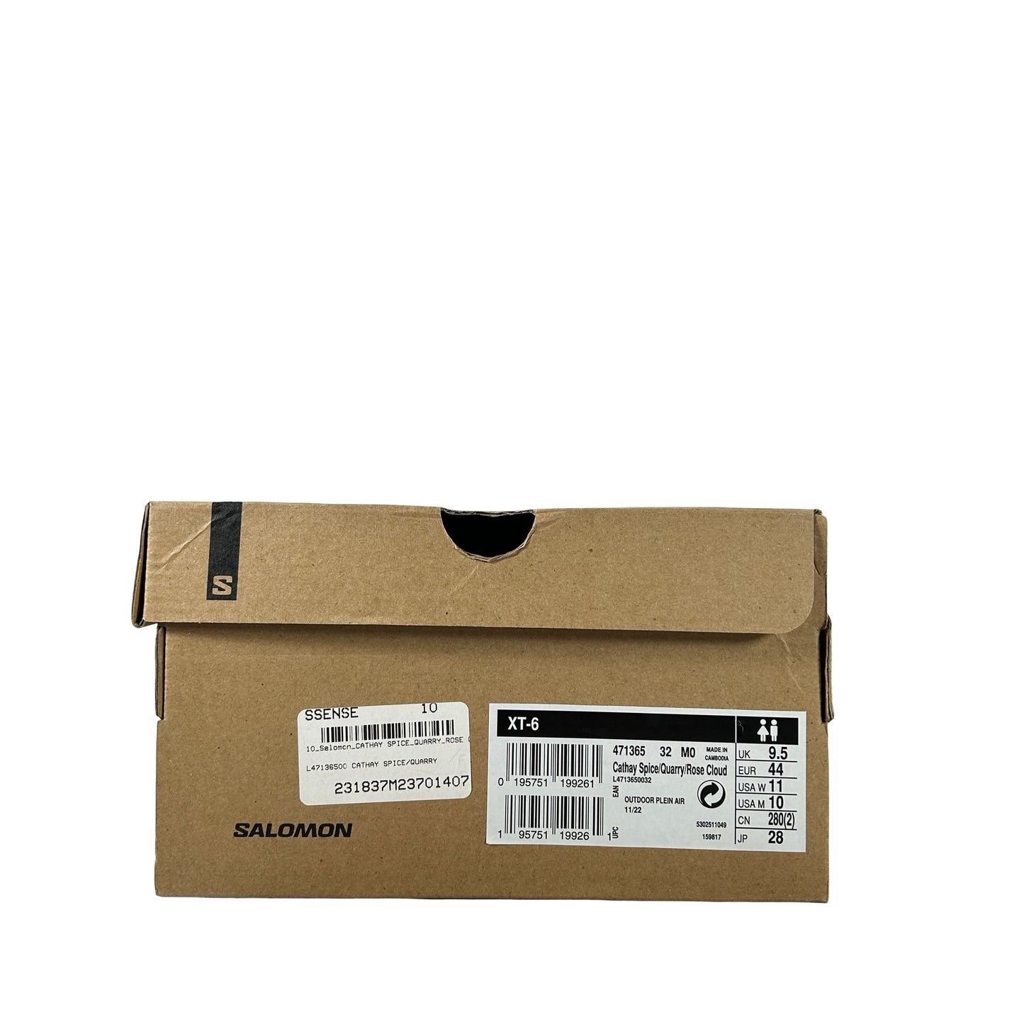 L47136500 Salomon XT-6 Cathay Spice [USED] - 10 M (Used)