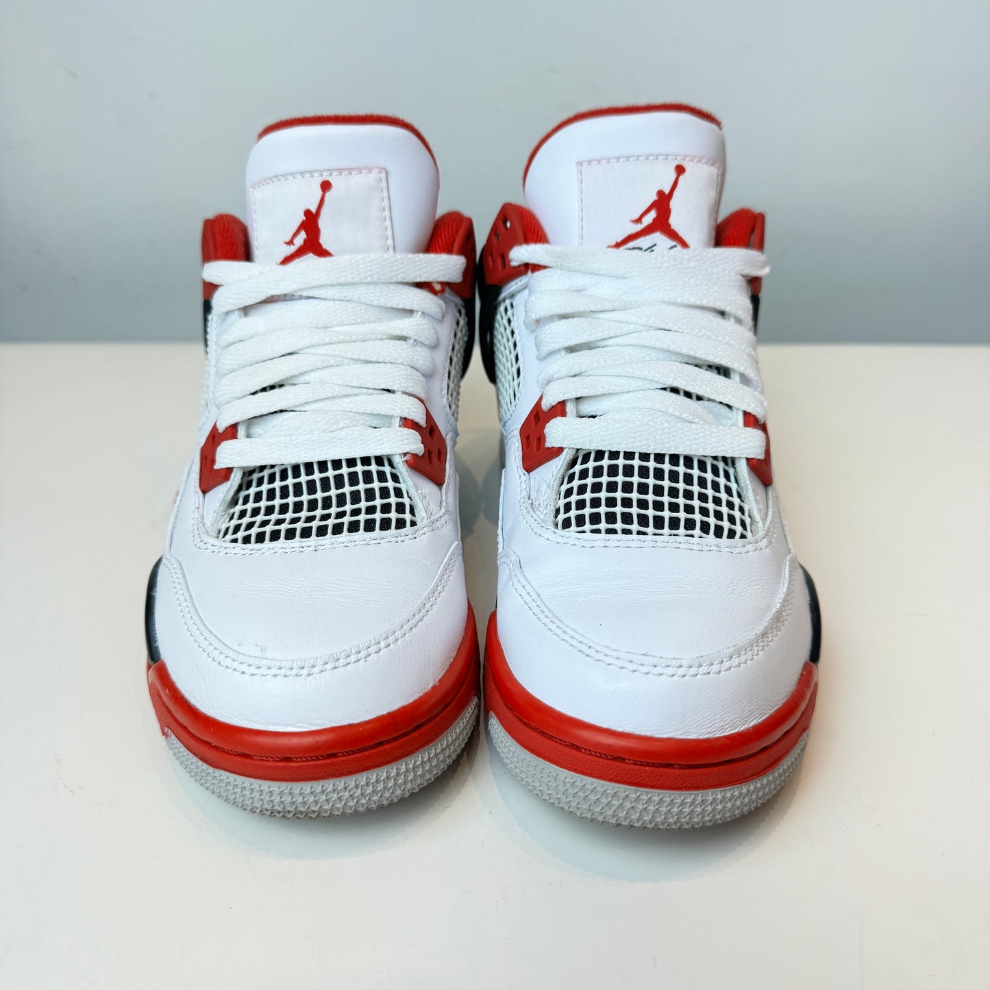 408452 160 Jordan 4 Retro Fire Red (2020) (GS) [USED] - 4.5 Y (Used)