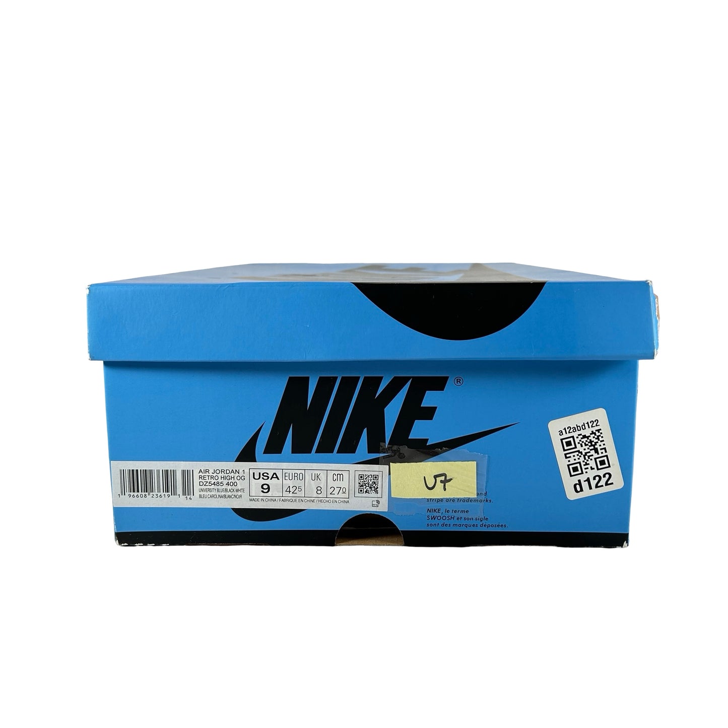 DZ5485 400 Jordan 1 Retro High OG UNC Toe [USED] - 9 M (Used7)