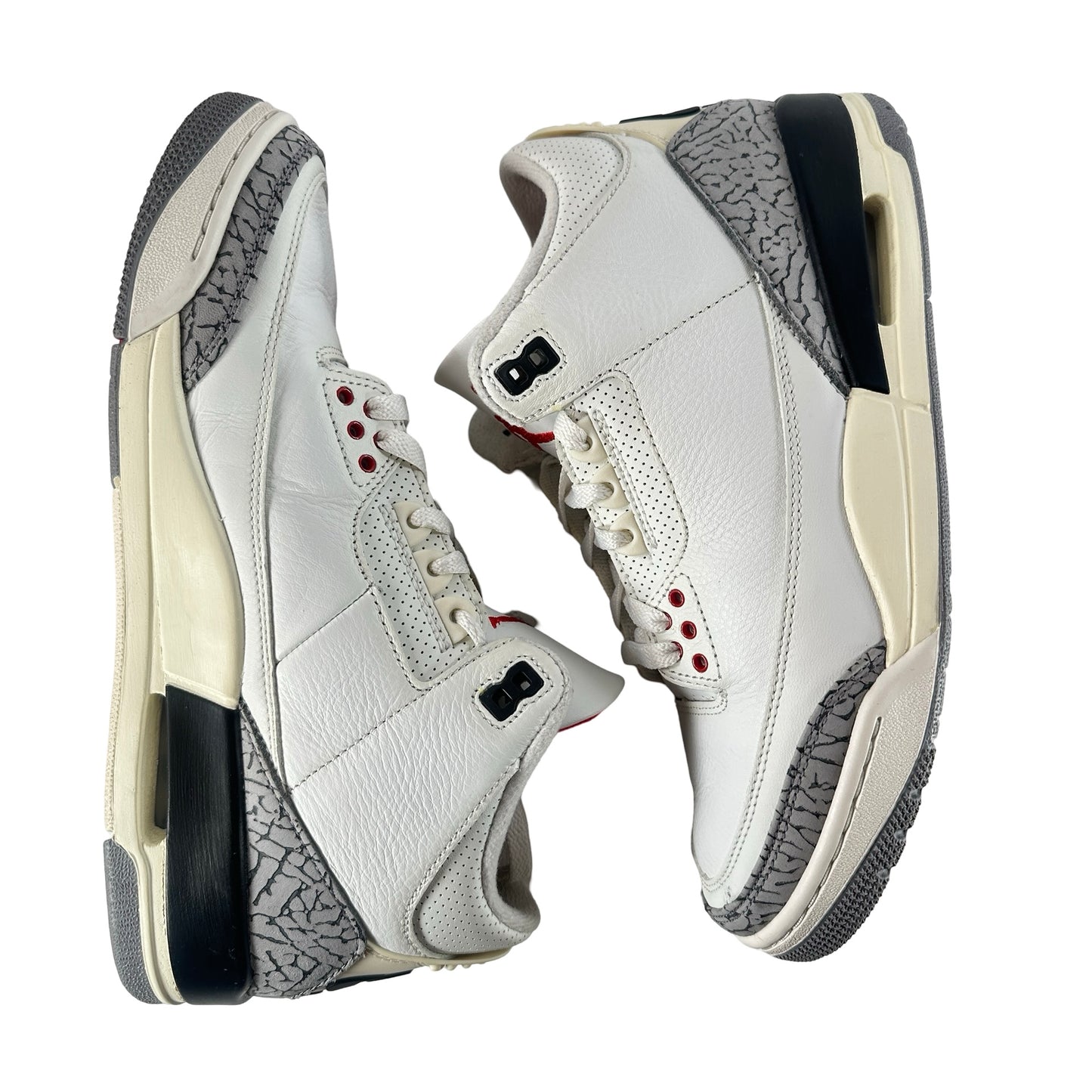 DN3707 100 Jordan 3 Retro White Cement Reimagined [USED] - 8.5 M (Used9)