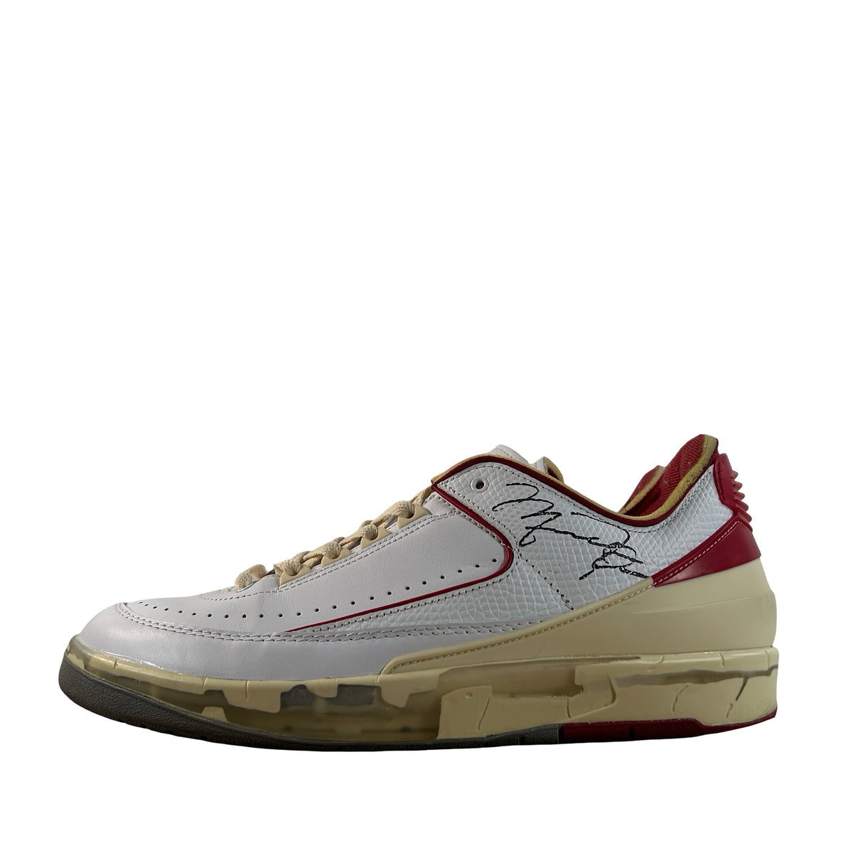 DJ4375 106 Jordan 2 Retro Low SP Off-White White Red [USED] - 11 M (Used2)