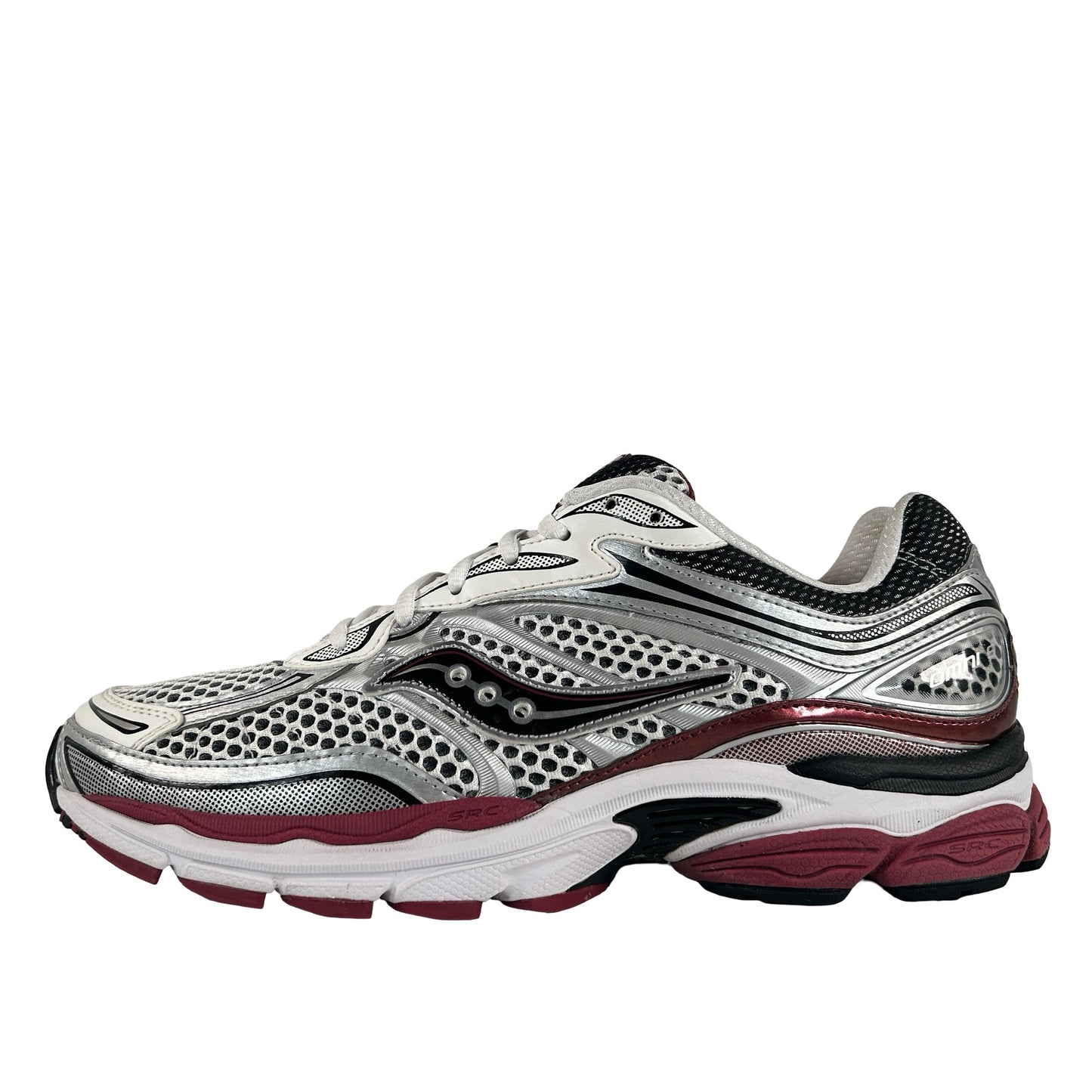 S70739-1 Saucony ProGrid Omni 9 OG White Silver Red [USED] - 10.5 M (Used)
