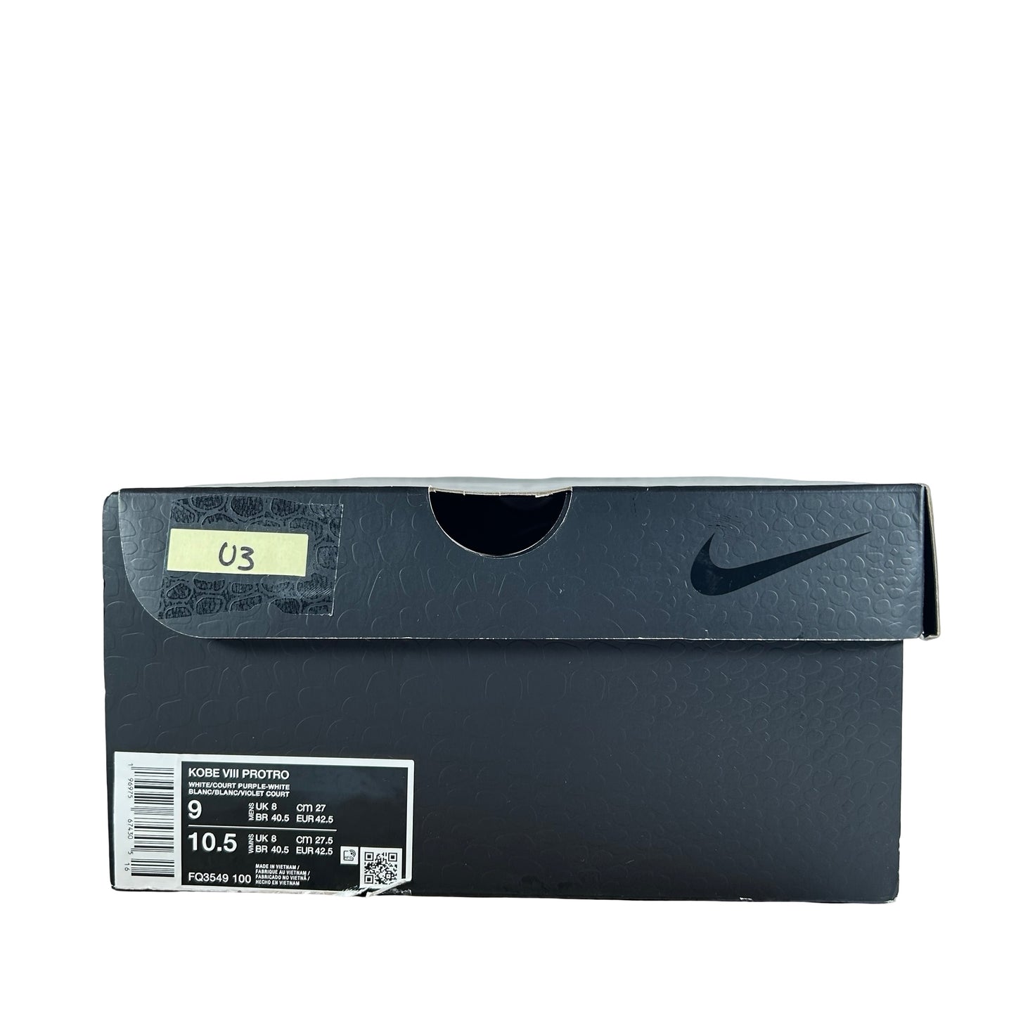 FQ3549 100 Nike Kobe 8 Protro Court Purple [USED] - 9 M (Used3)