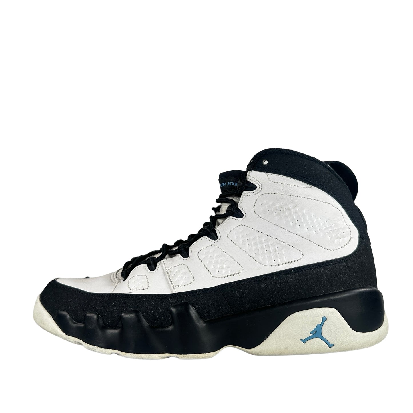 CT8019 140 Jordan 9 Retro University Blue [USED] - 9 M (Used) (No Insoles)