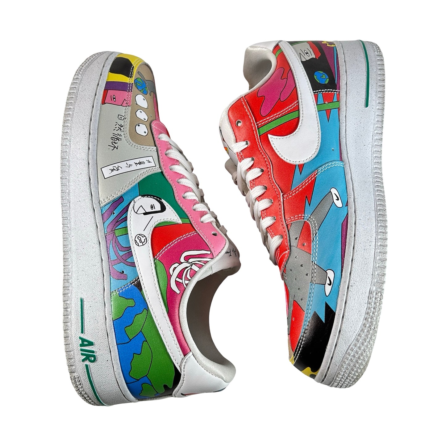 CZ3990 900 Nike Air Force 1 Flyleather Ruohan Wang [USED] - 9.5 M (Used)