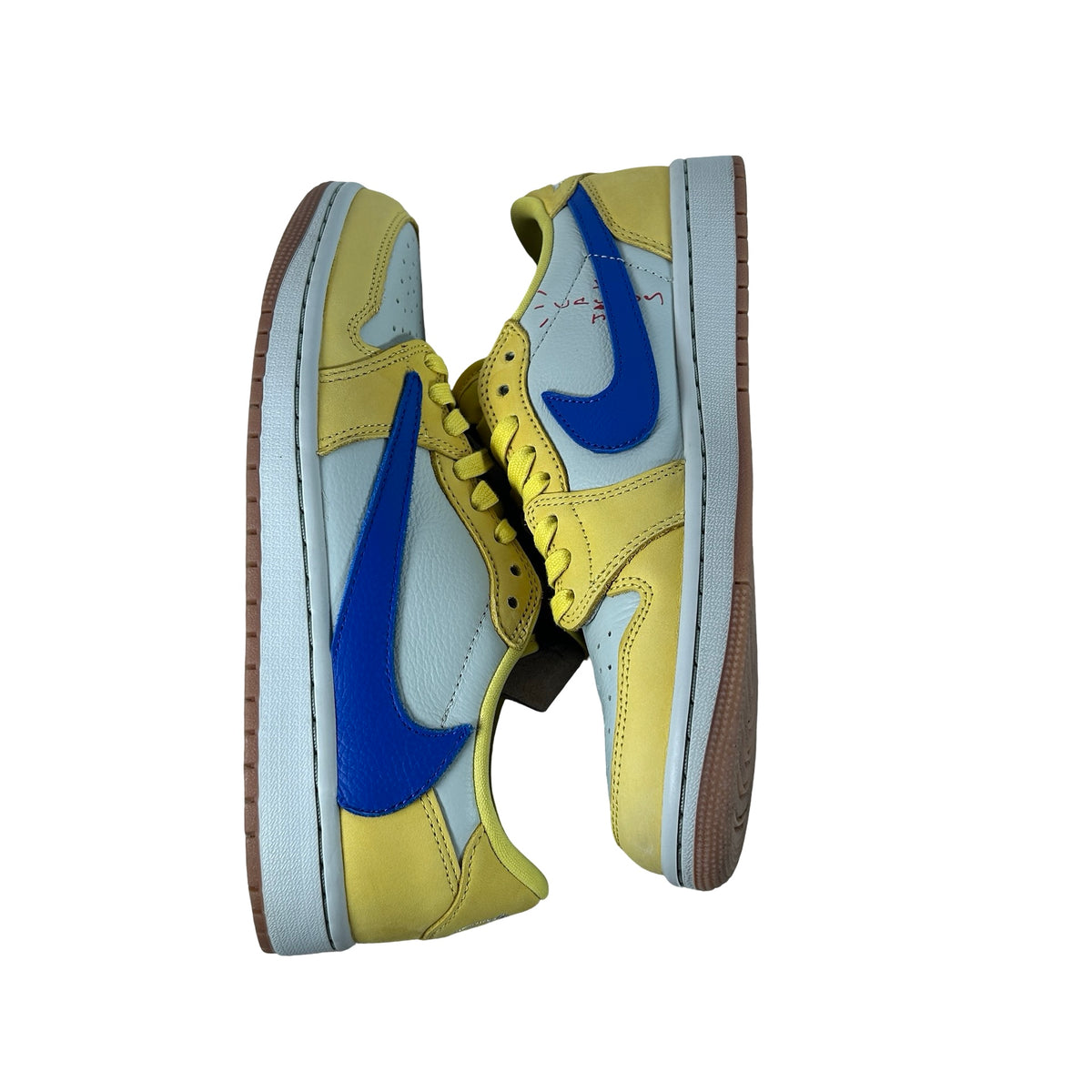 DZ4137 700 Jordan 1 Retro Low OG SP Travis Scott Canary (Women's) [USED] - 9 W (Used6)