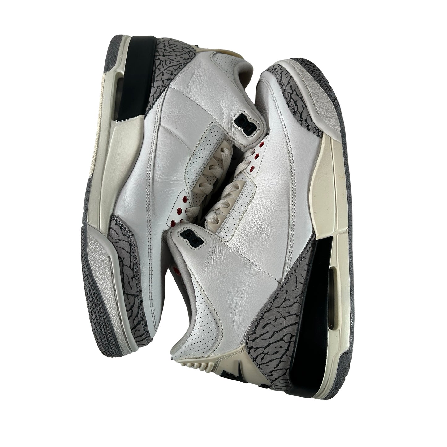 DN3707 100 Jordan 3 Retro White Cement Reimagined [USED] - 9.5 M (Used4) (No Box4)