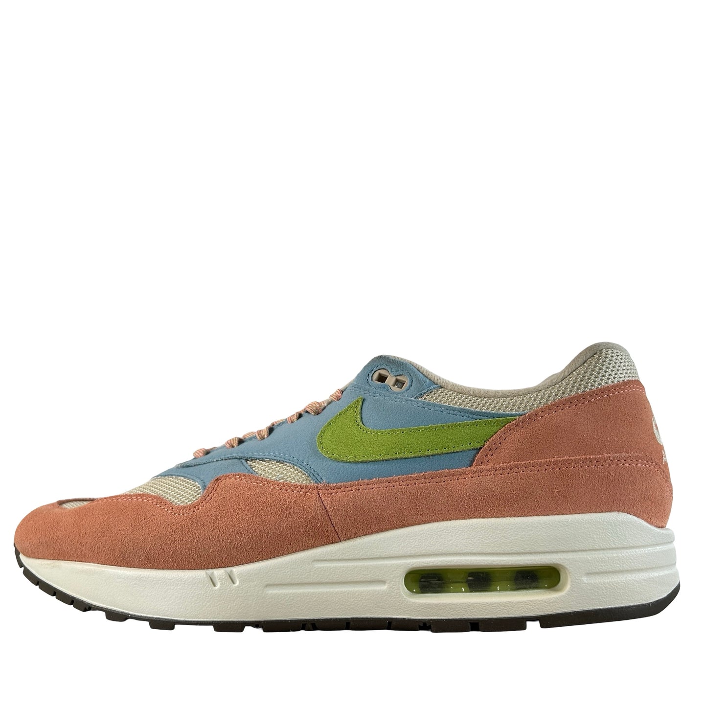 DV3196 800 Nike Air Max 1 Light Madder Root Worn Blue [USED] - 12 M (Used) (No Box)