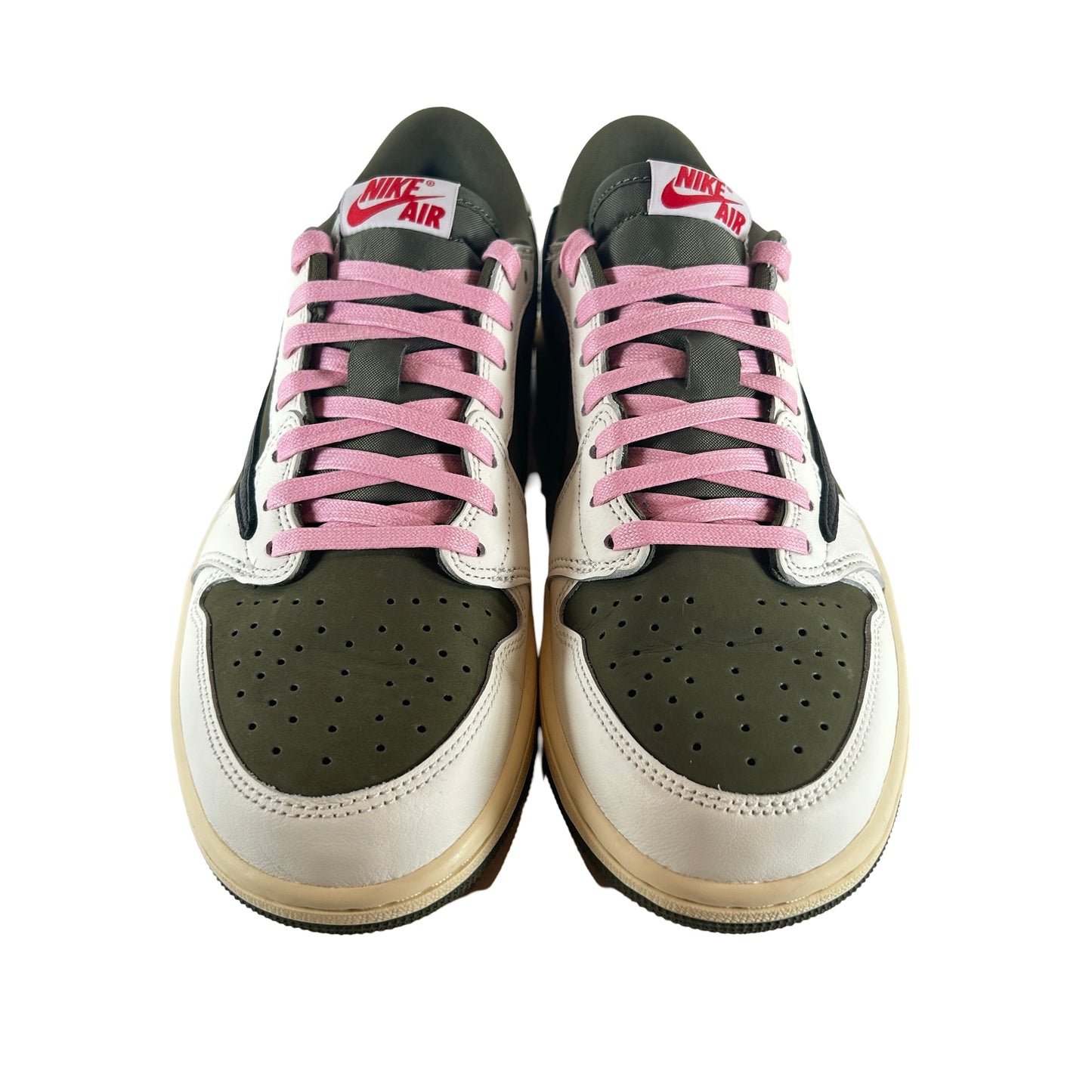 DM7866 200 Jordan 1 Retro Low OG SP Travis Scott Medium Olive [USED] - 9.5 M (Used) (No Box)