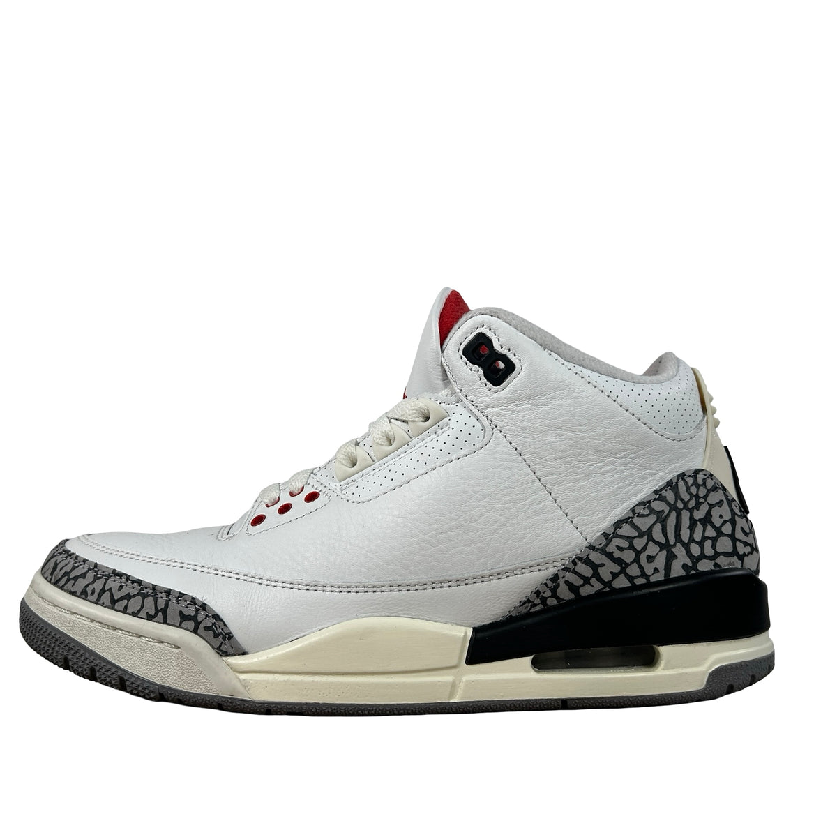 DN3707 100 Jordan 3 Retro White Cement Reimagined [USED] - 7.5 M (Used4)