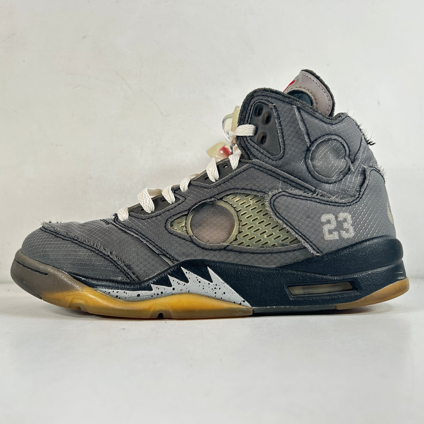 CT8480 001 Jordan 5 Off-White Black [USED] - 8 M (Used3)