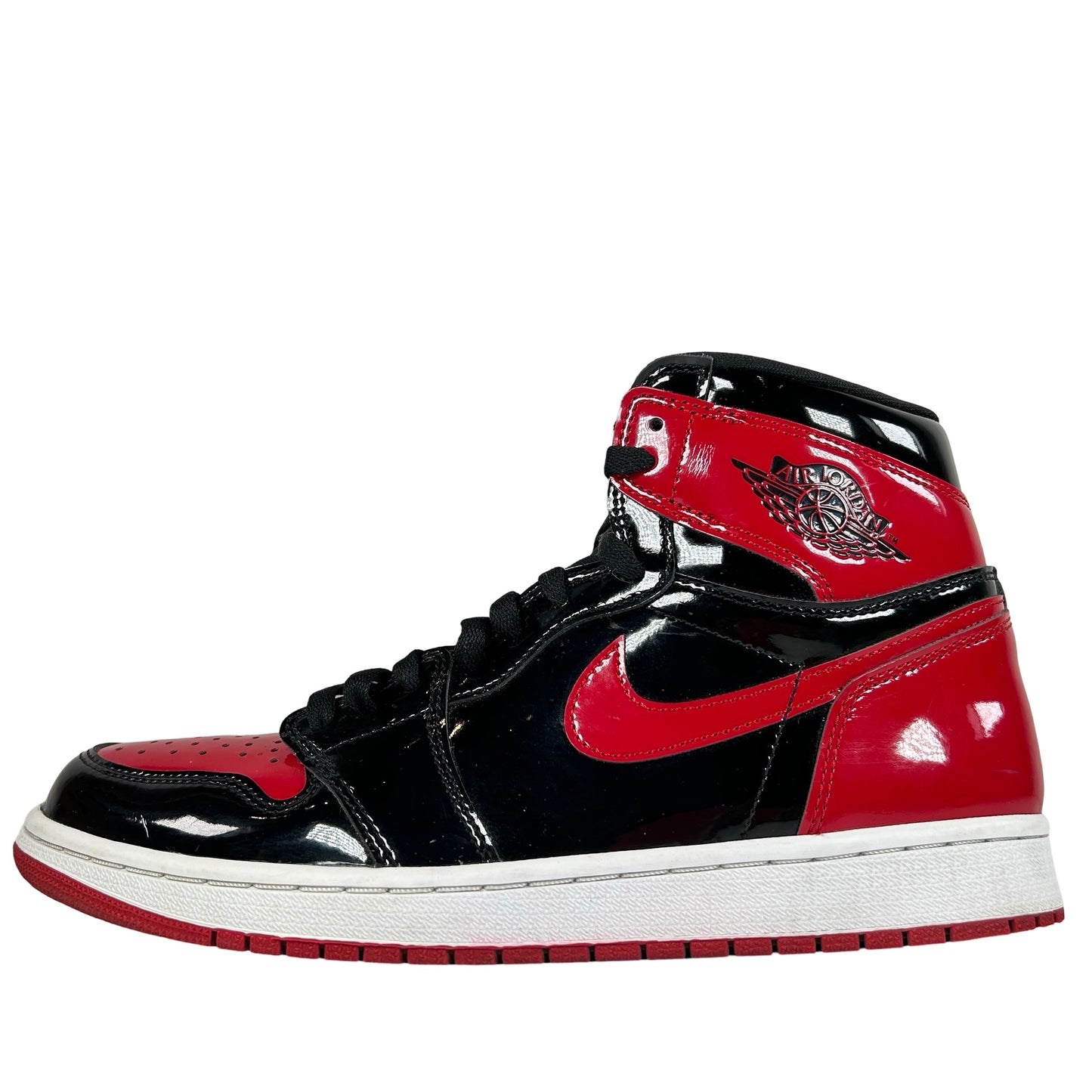 555088 063 Jordan 1 Retro High OG Patent Bred [USED] - 10.5 M (Used3)