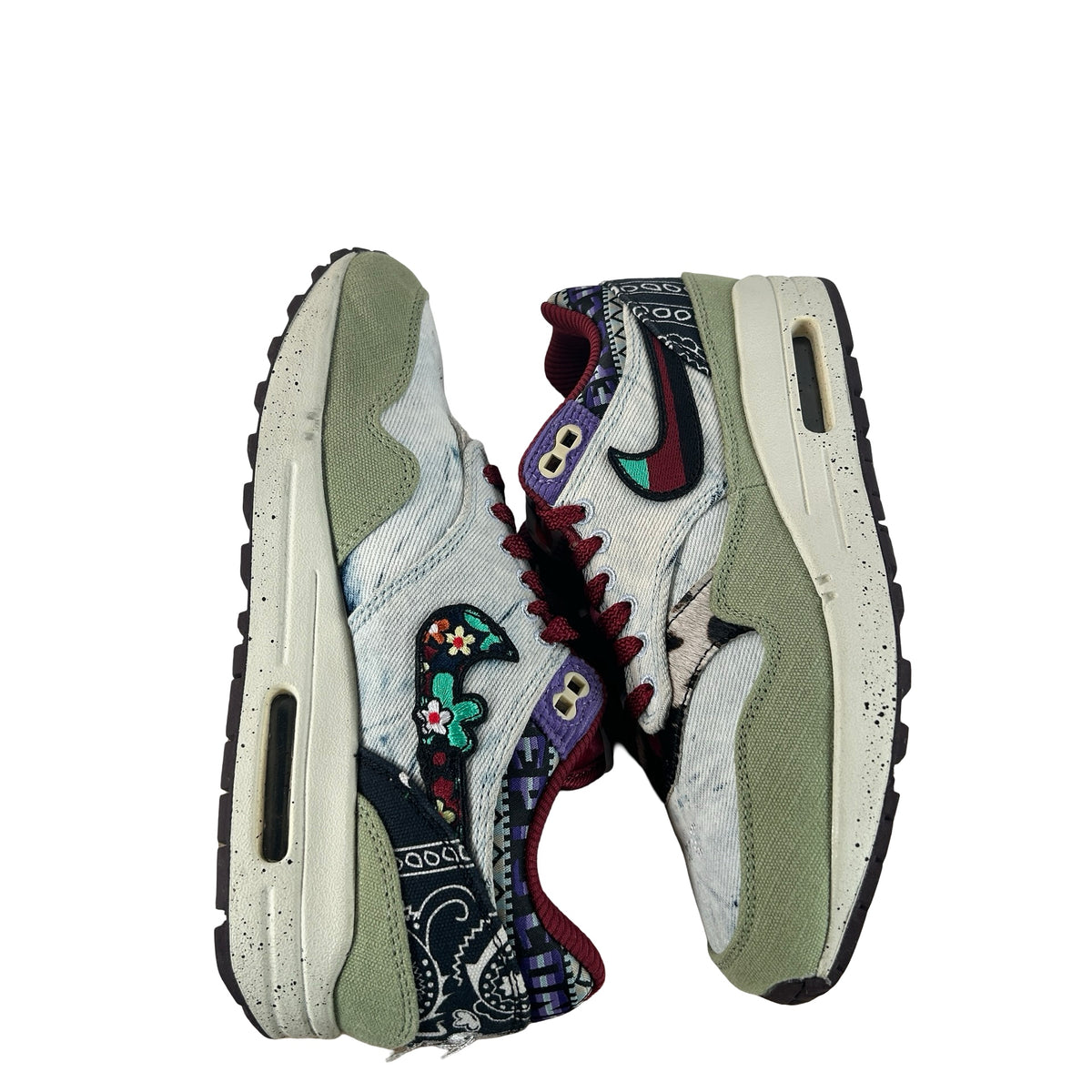 DN1803 300 Nike Air Max 1 Concepts Denim Olive Canvas [USED] - 5.5 M (Used)