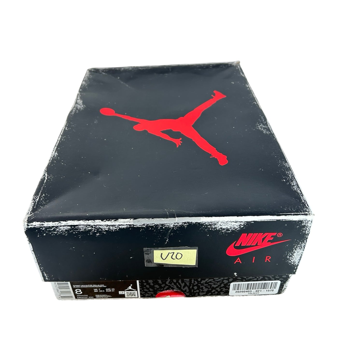 DN3707 100 Jordan 3 Retro White Cement Reimagined [USED] - 8 M (Used20)