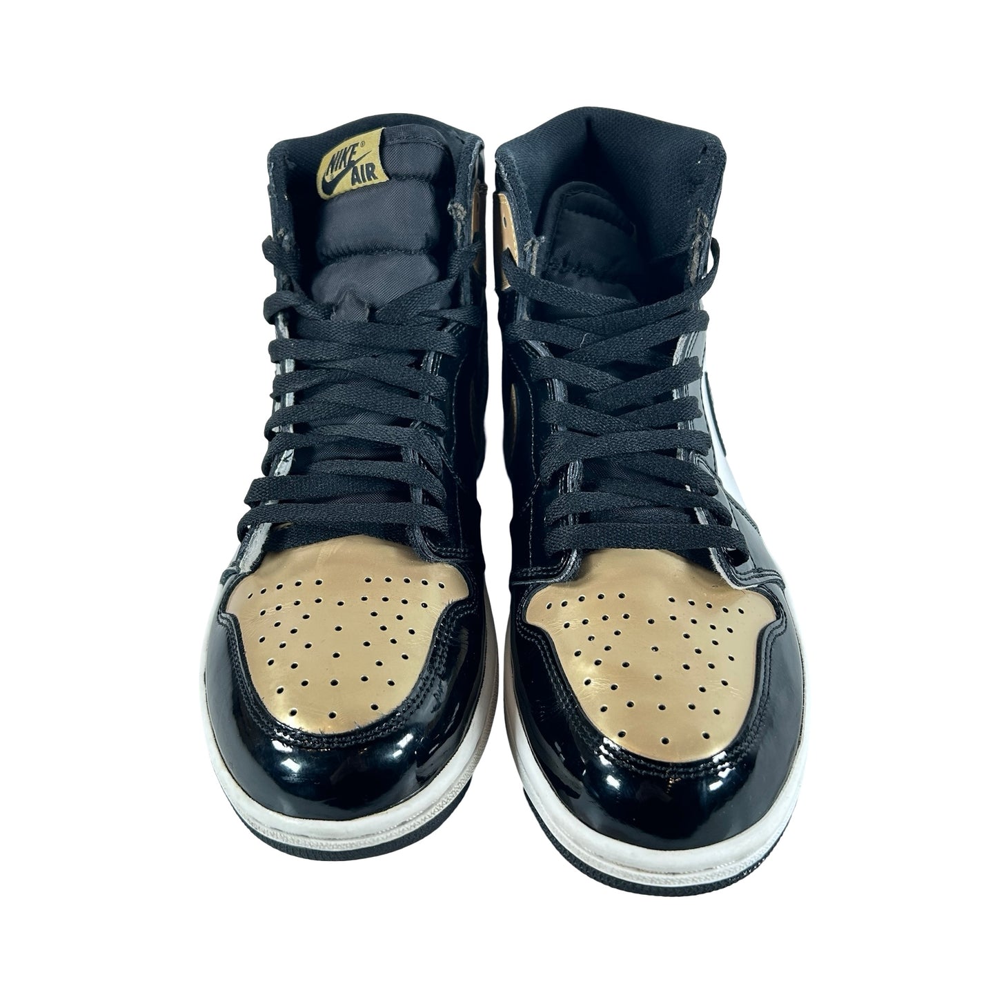 861428 007 Jordan 1 Retro High NRG Patent Gold Toe [USED] - 10 M (Used) (No Box)