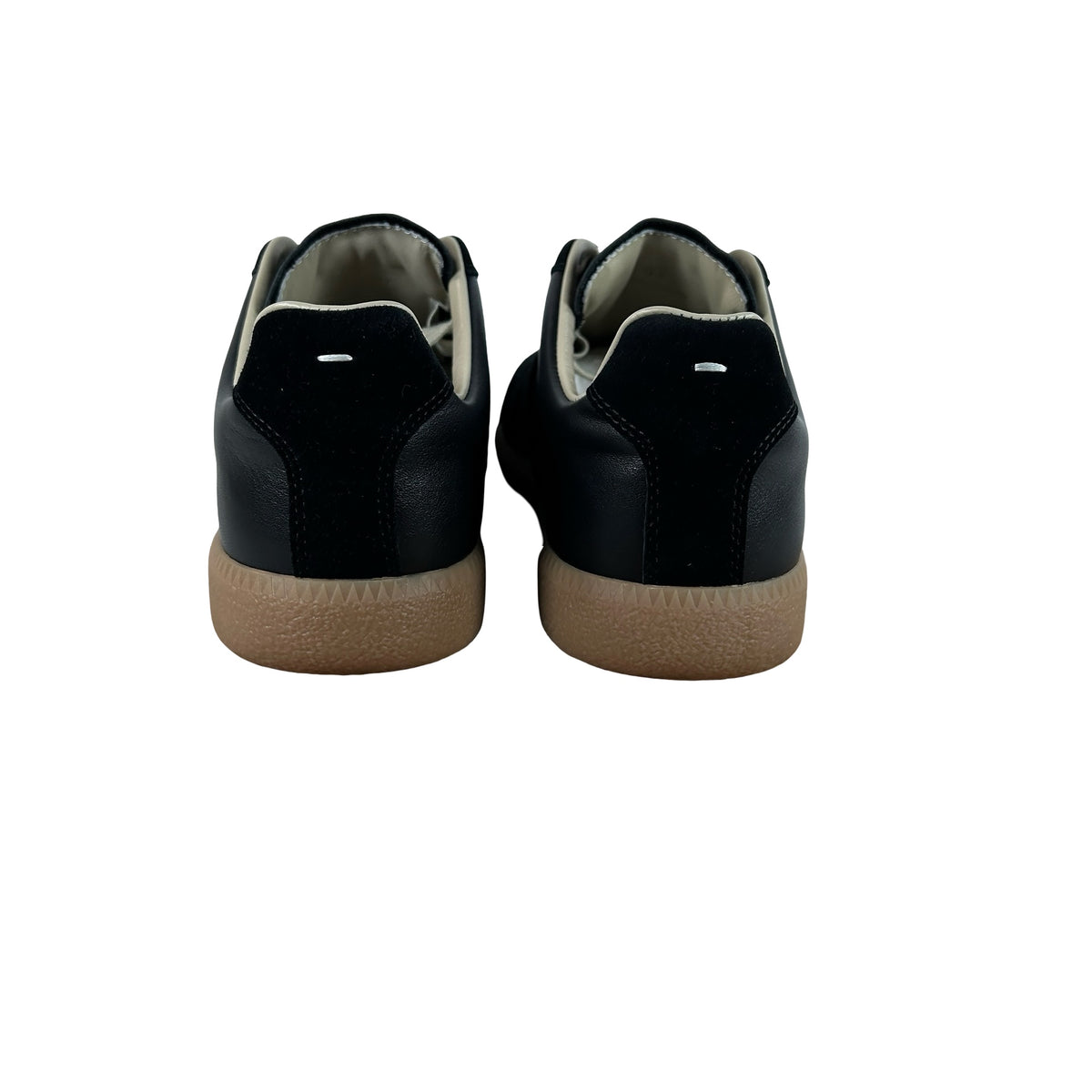 S57WS0236P1895H6851 Maison Margiela Replica German Army Trainer (GATs) Black Gum [USED] - EU 43 / US 10 (VNDS)